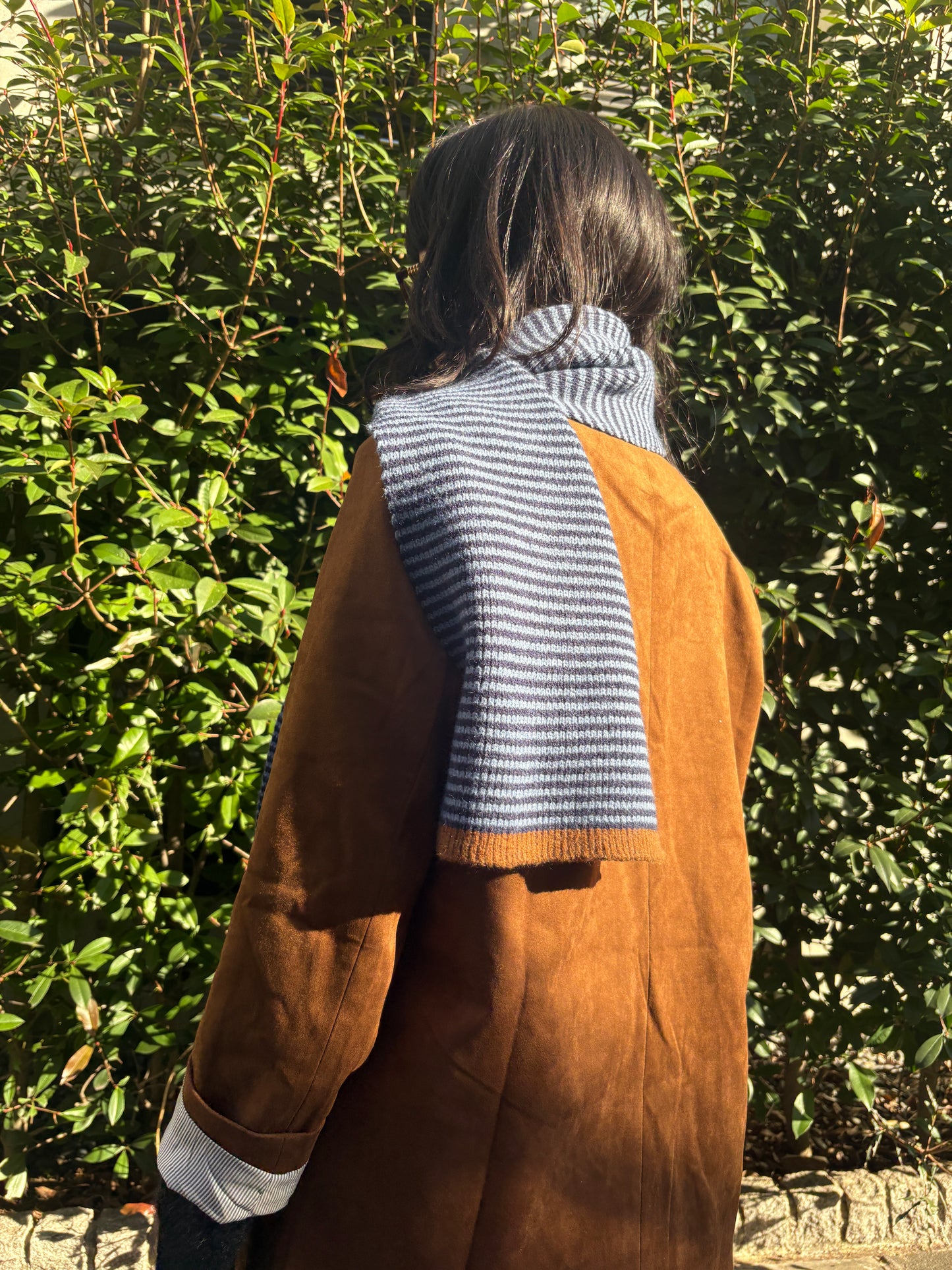 ボーダーニットマフラー DPA43730