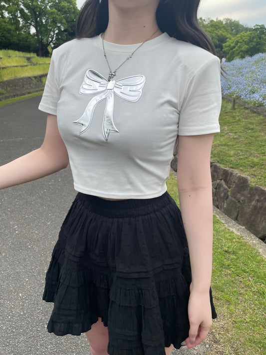 メタルリボンショートTシャツ DPB74003