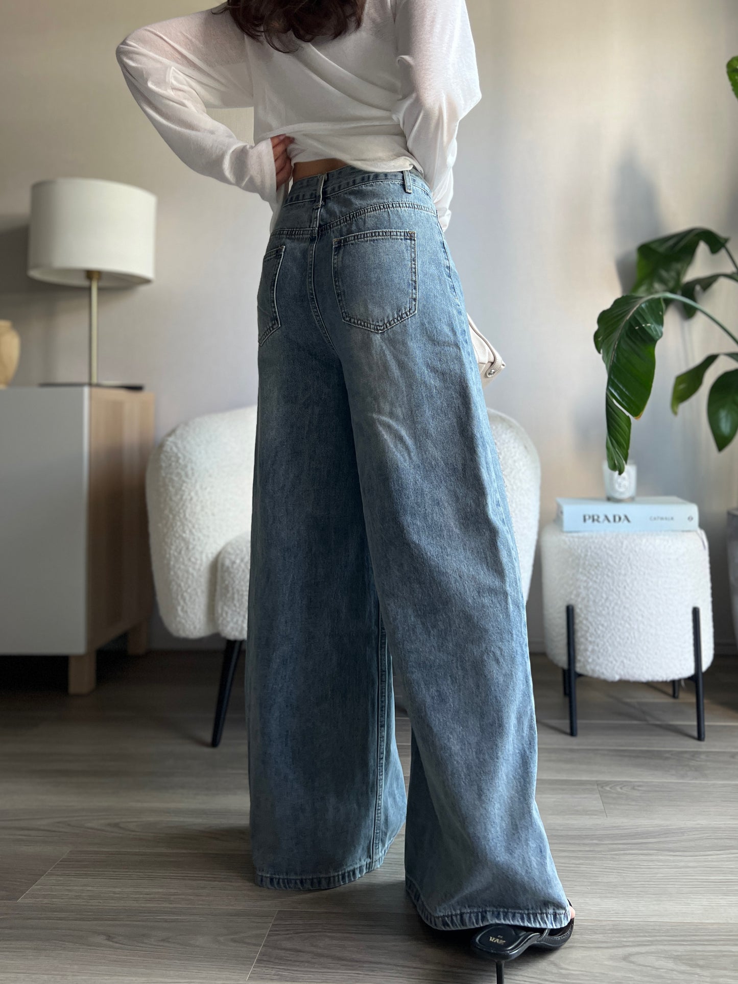 ワイドデニムパンツ DPB56282
