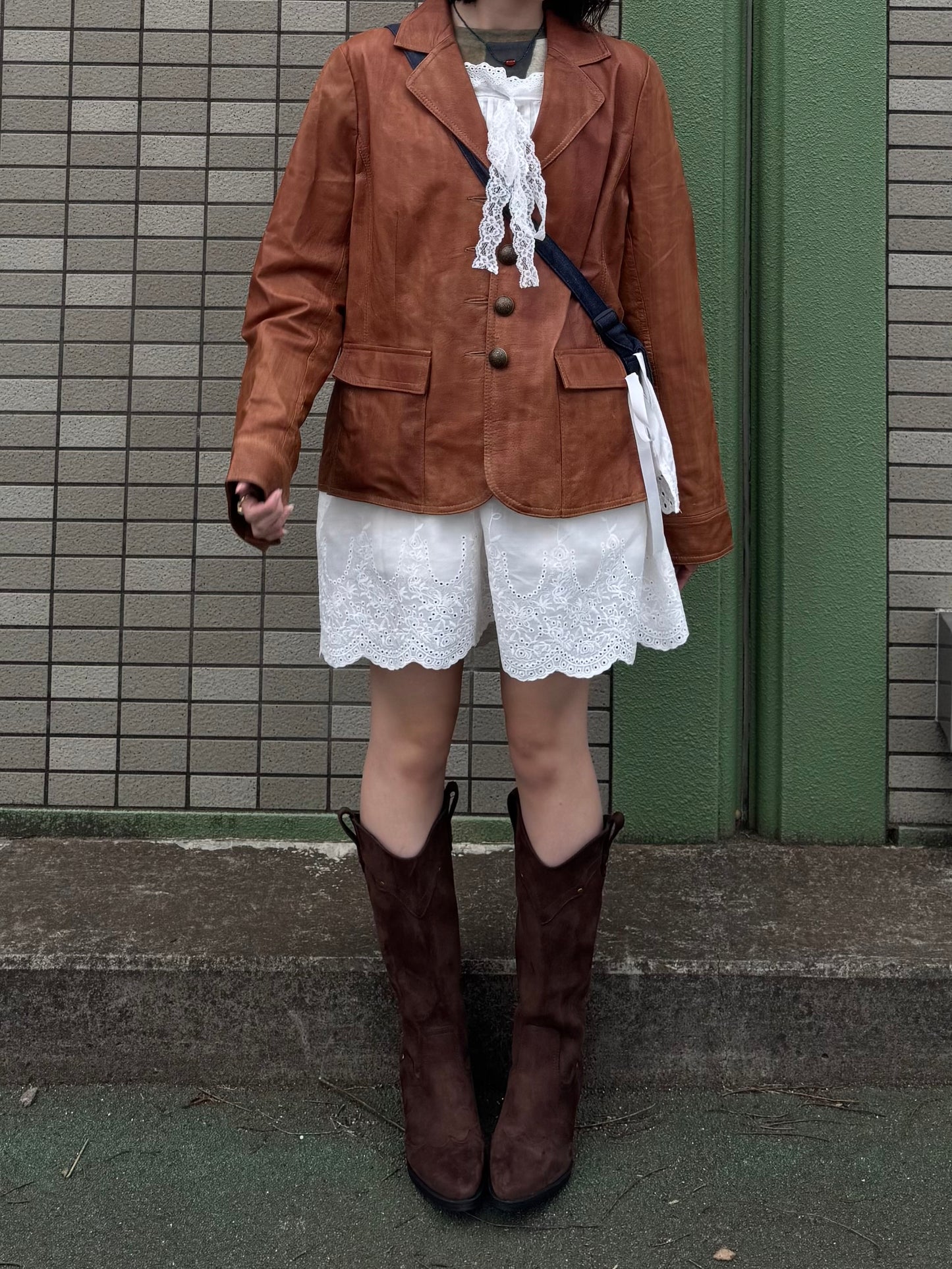 レースレイヤードキャミワンピース DPC03019