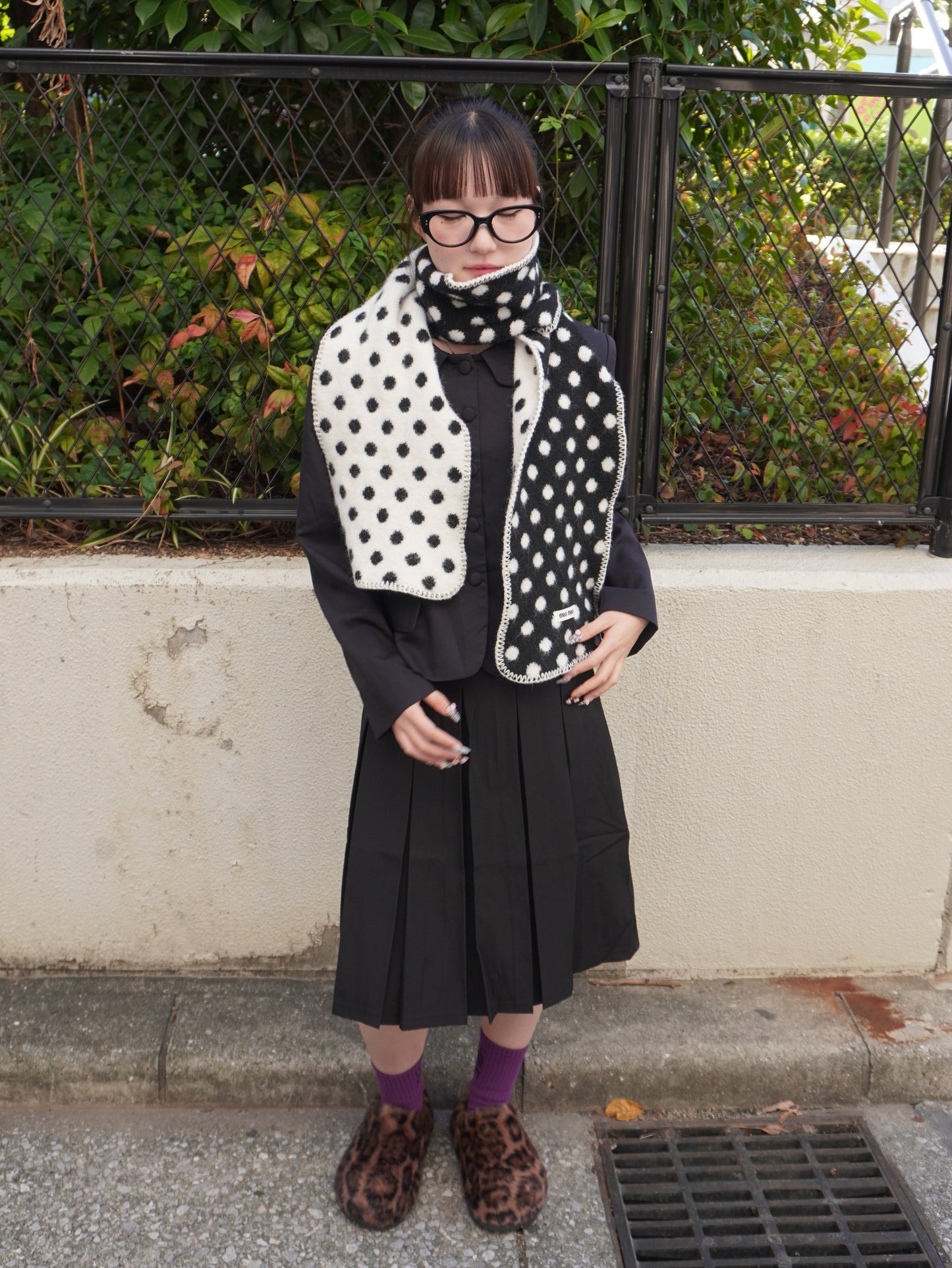 ドットバイカラーマフラー DPB85384