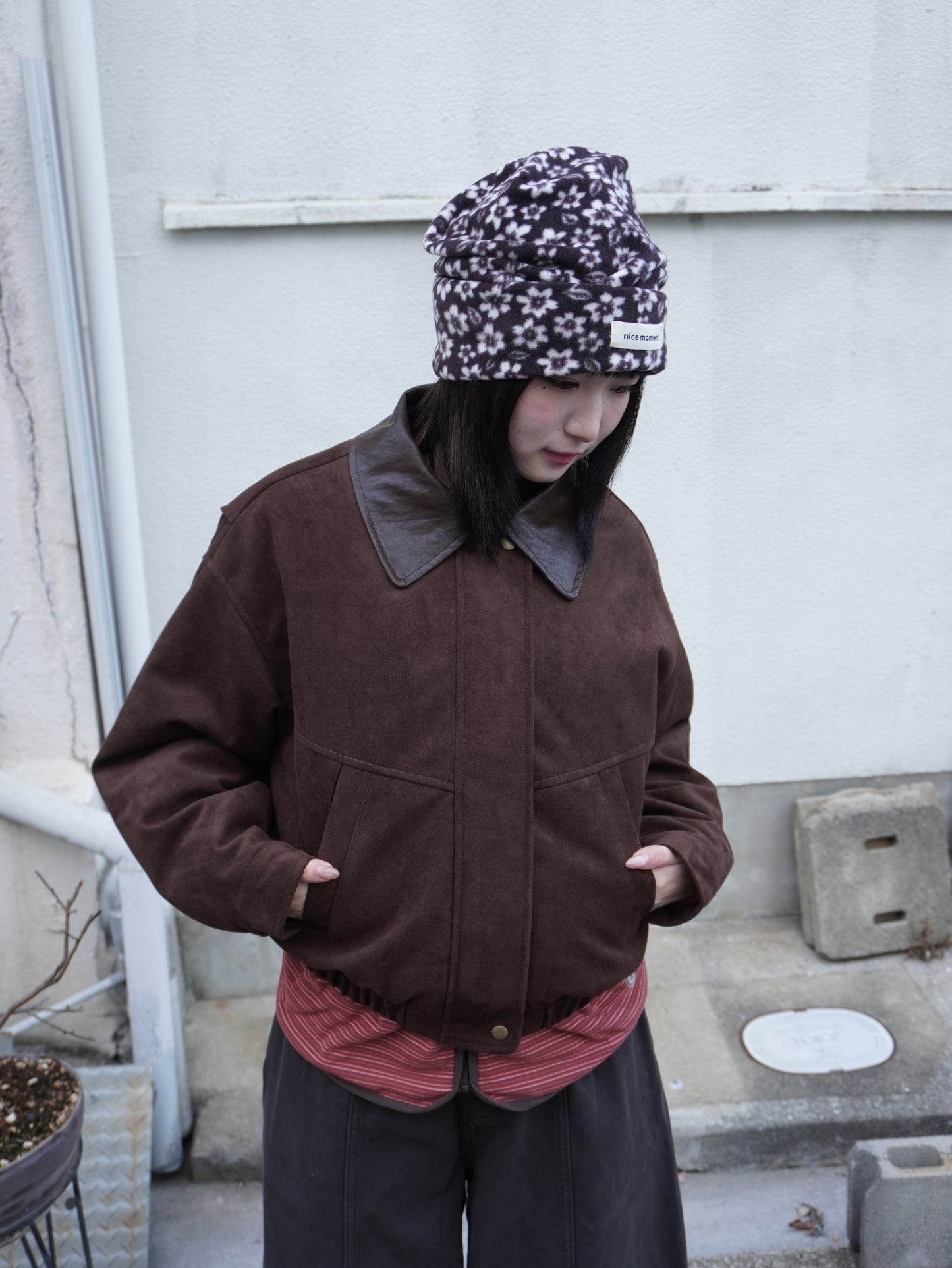 フリースフラワービーニー DPB85452