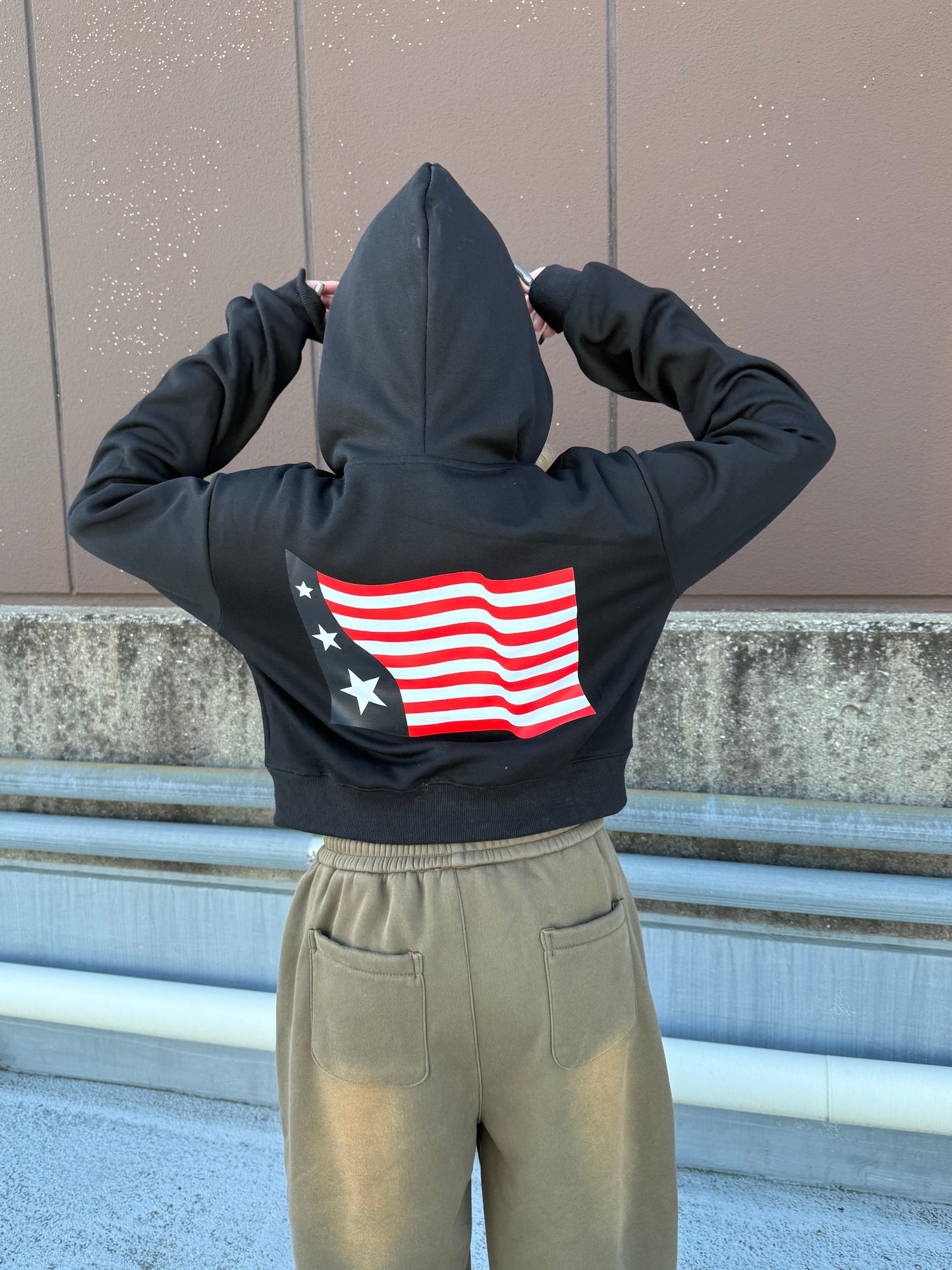 アメリカンプリントパーカー DPB73547