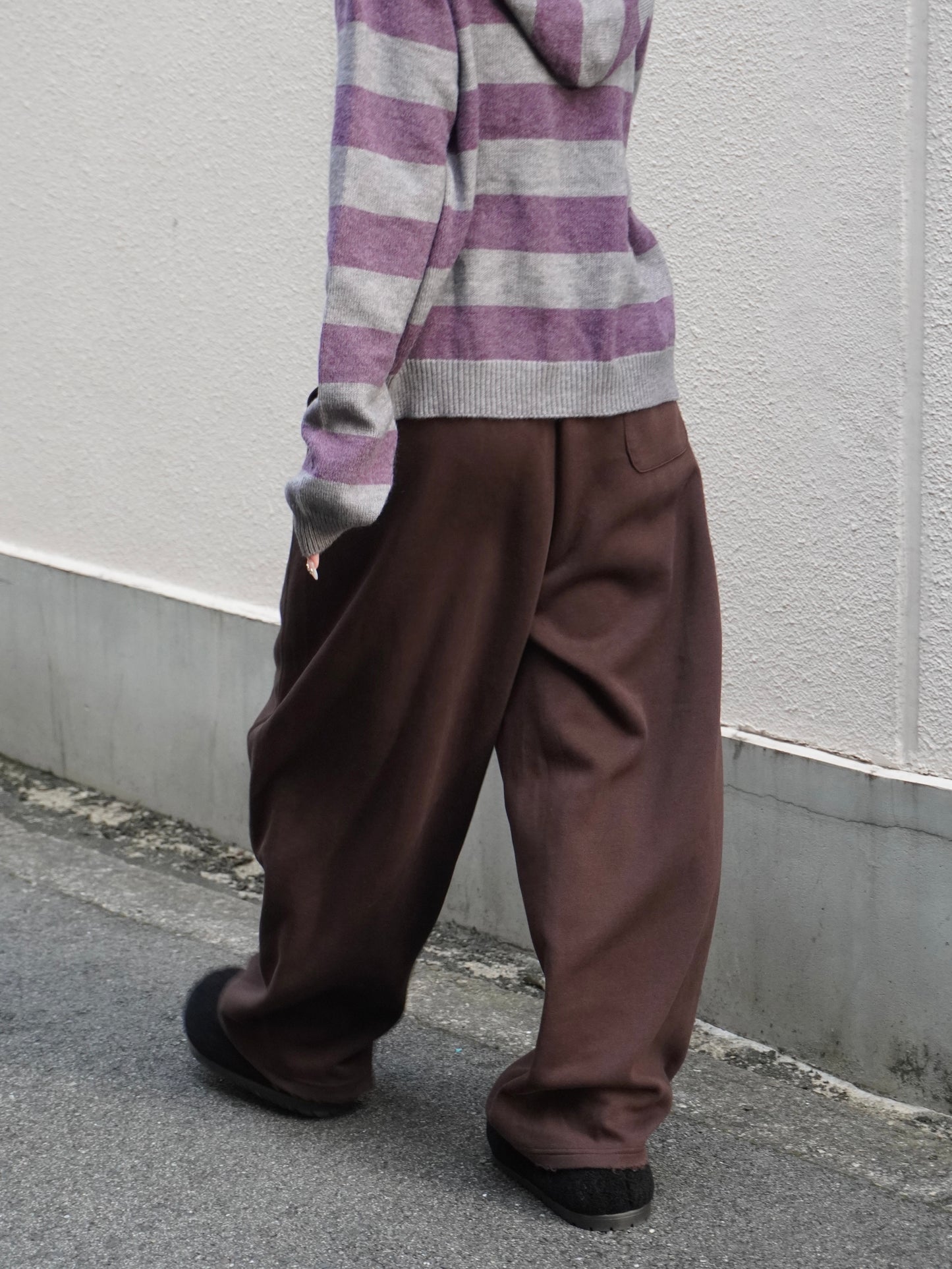 ニットベルトバルーンスウェットパンツ DPB85360