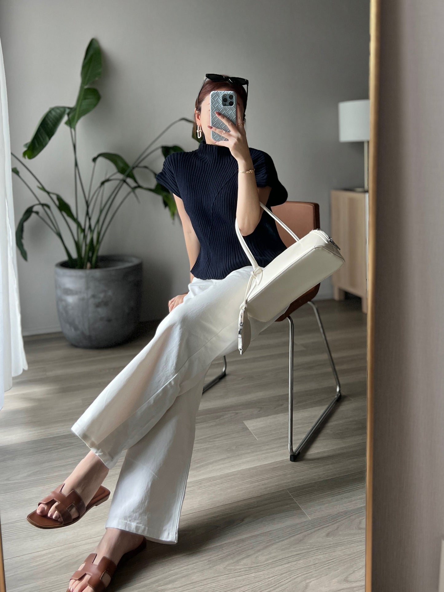 ボトルネックリブニット DPB56368