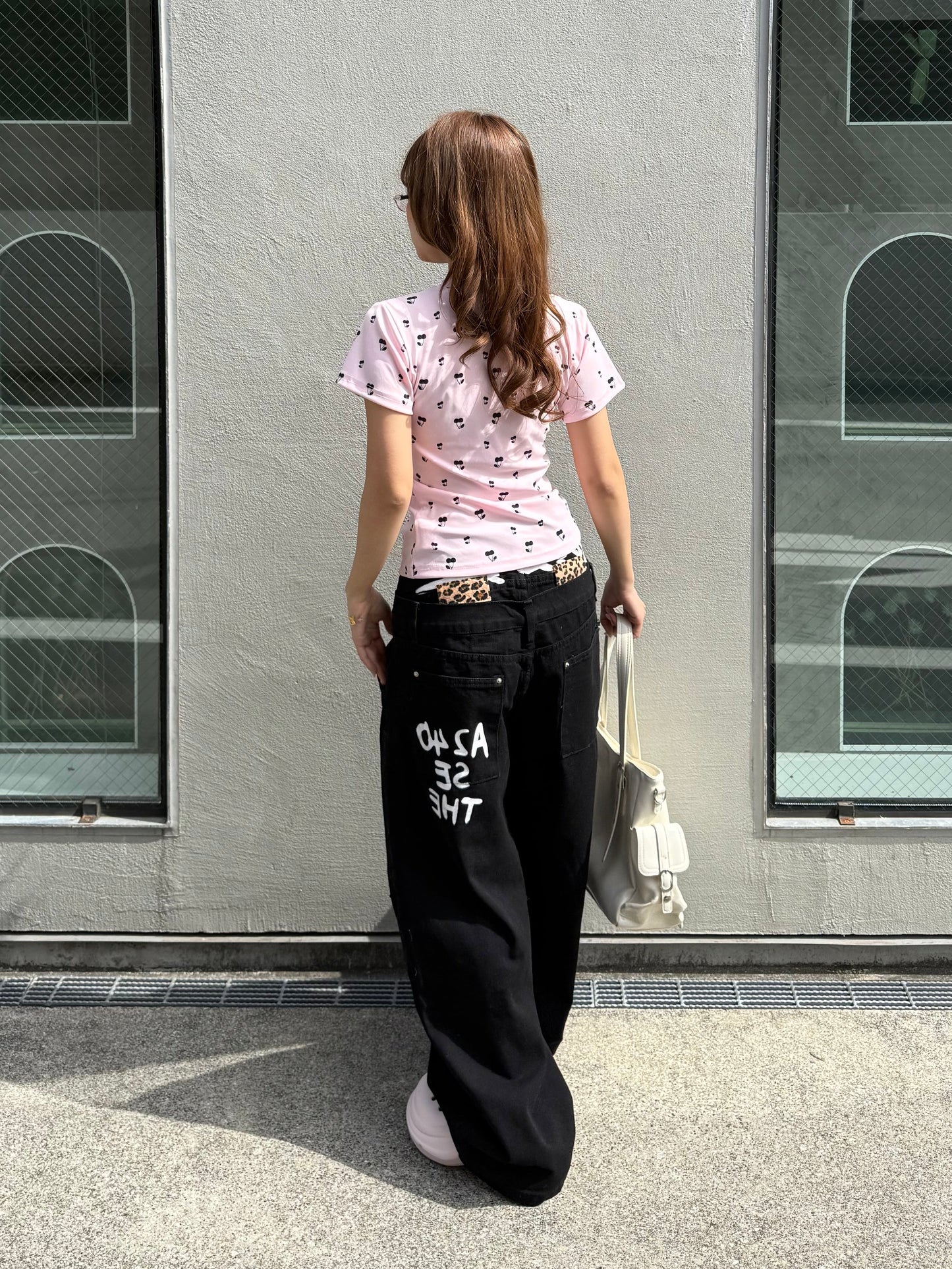 バックレタリングデニムパンツ DPB86257