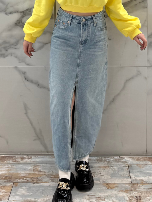 スリットデニムロングスカート DPB73567