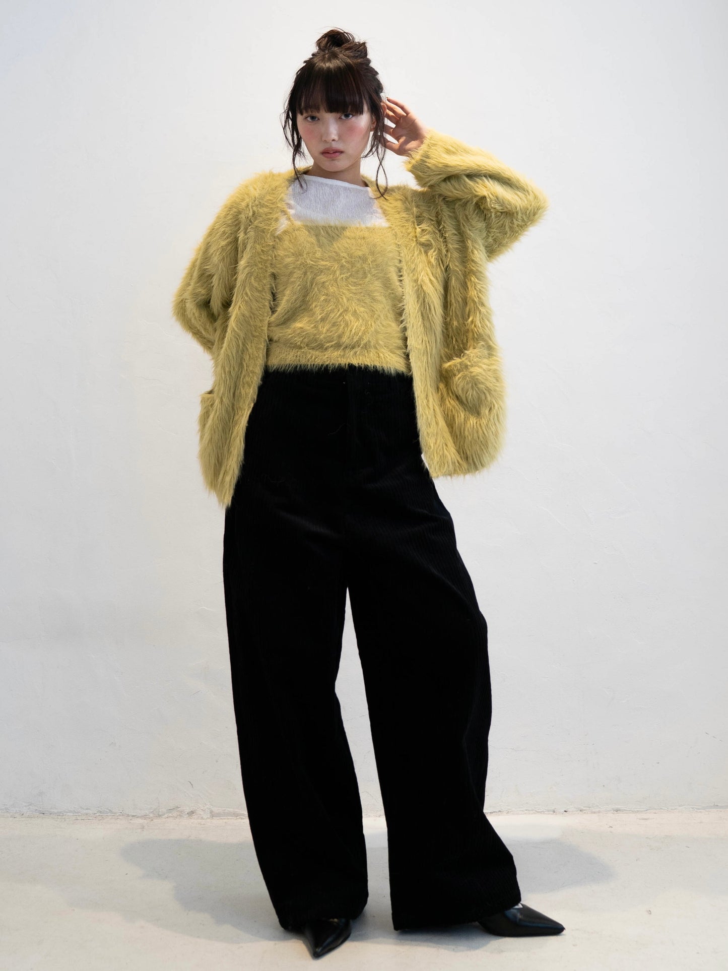 シャギーニットカーディガン DPC02003