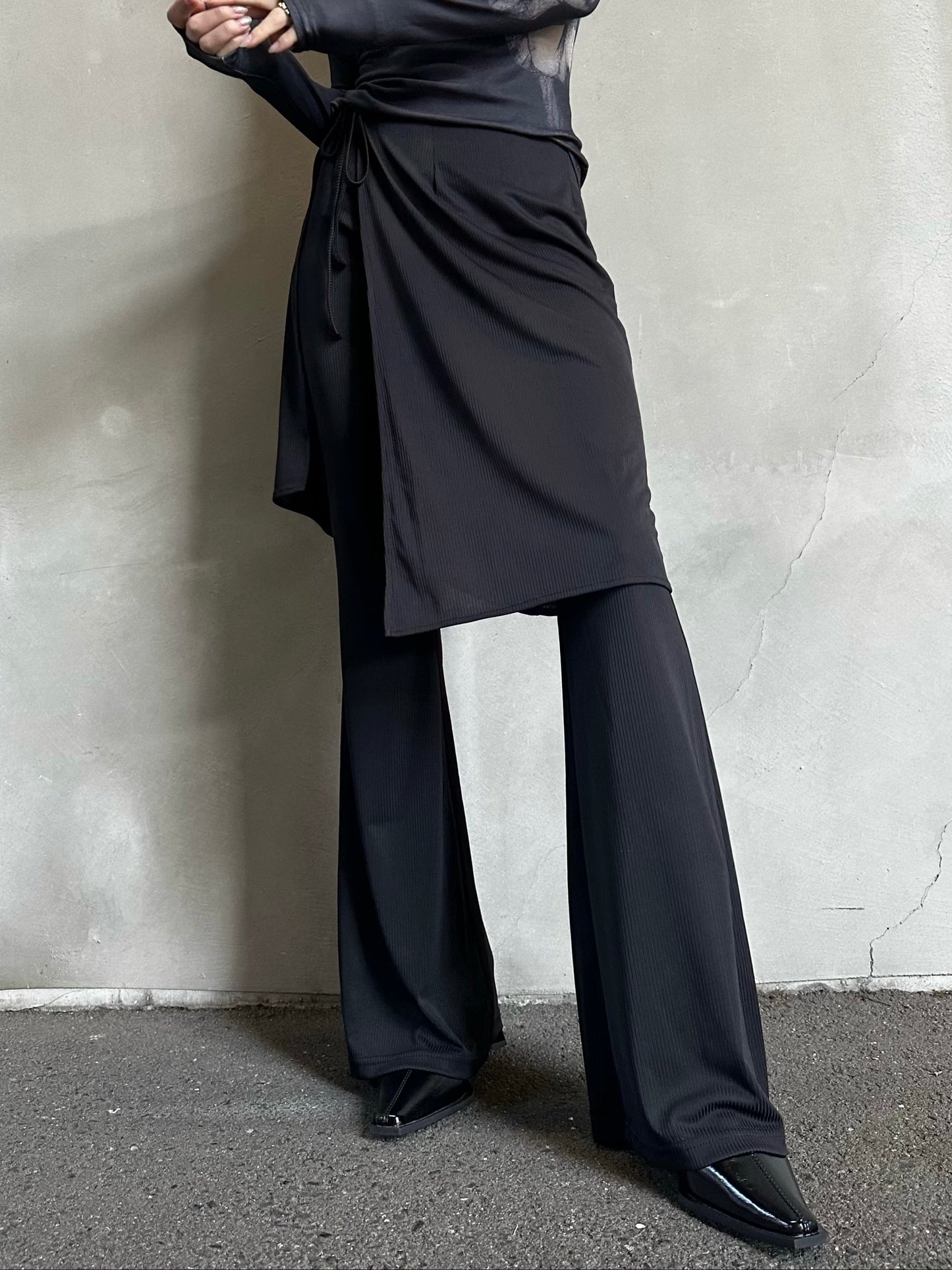 ブーツカットスカートパンツ DPB26660