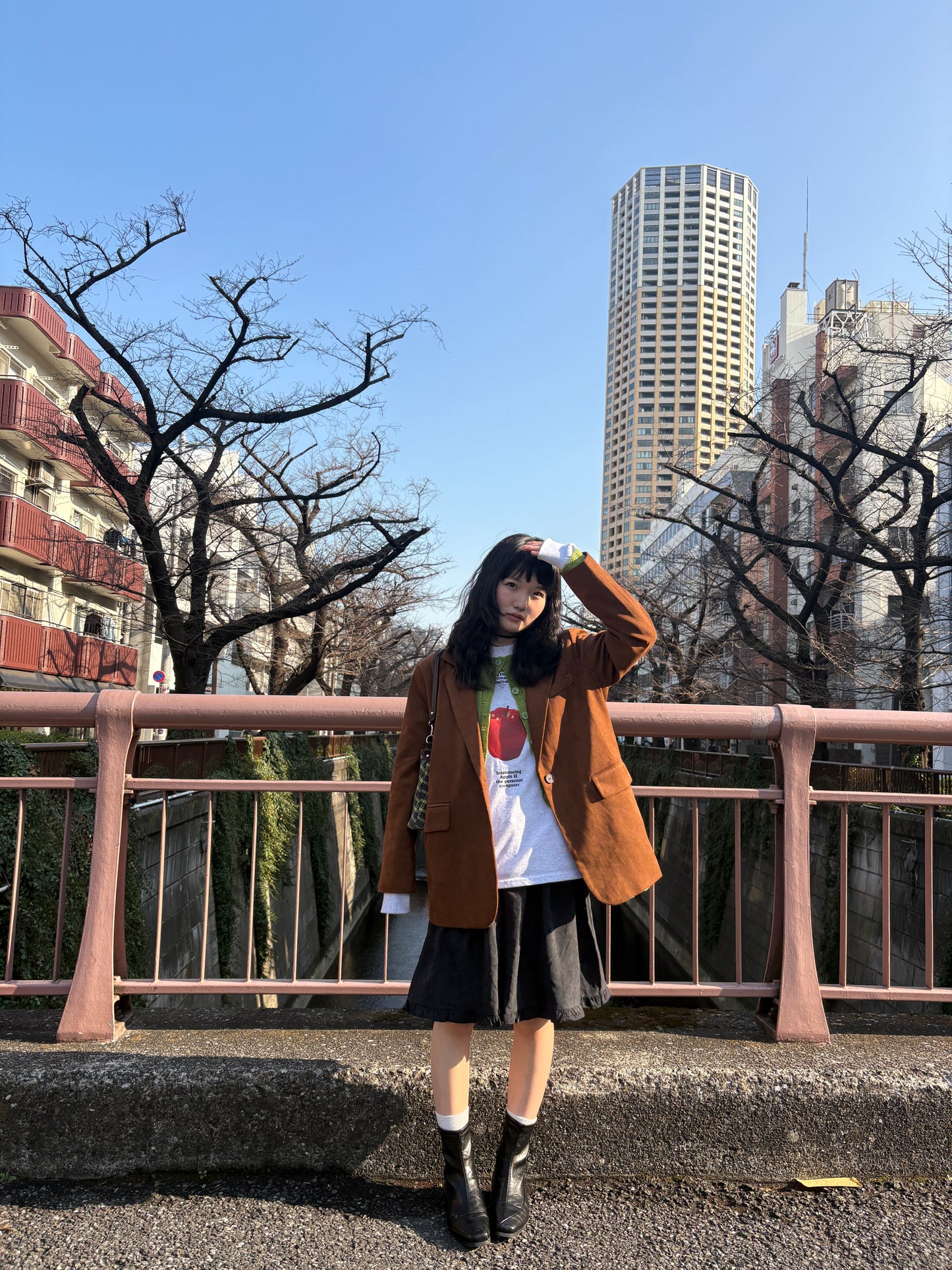 アップルオーバーサイズTシャツ DPA43771