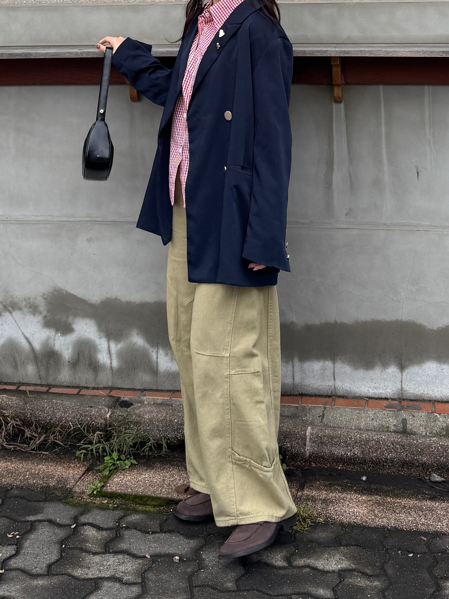 チェックワイドシャツ DPB78194