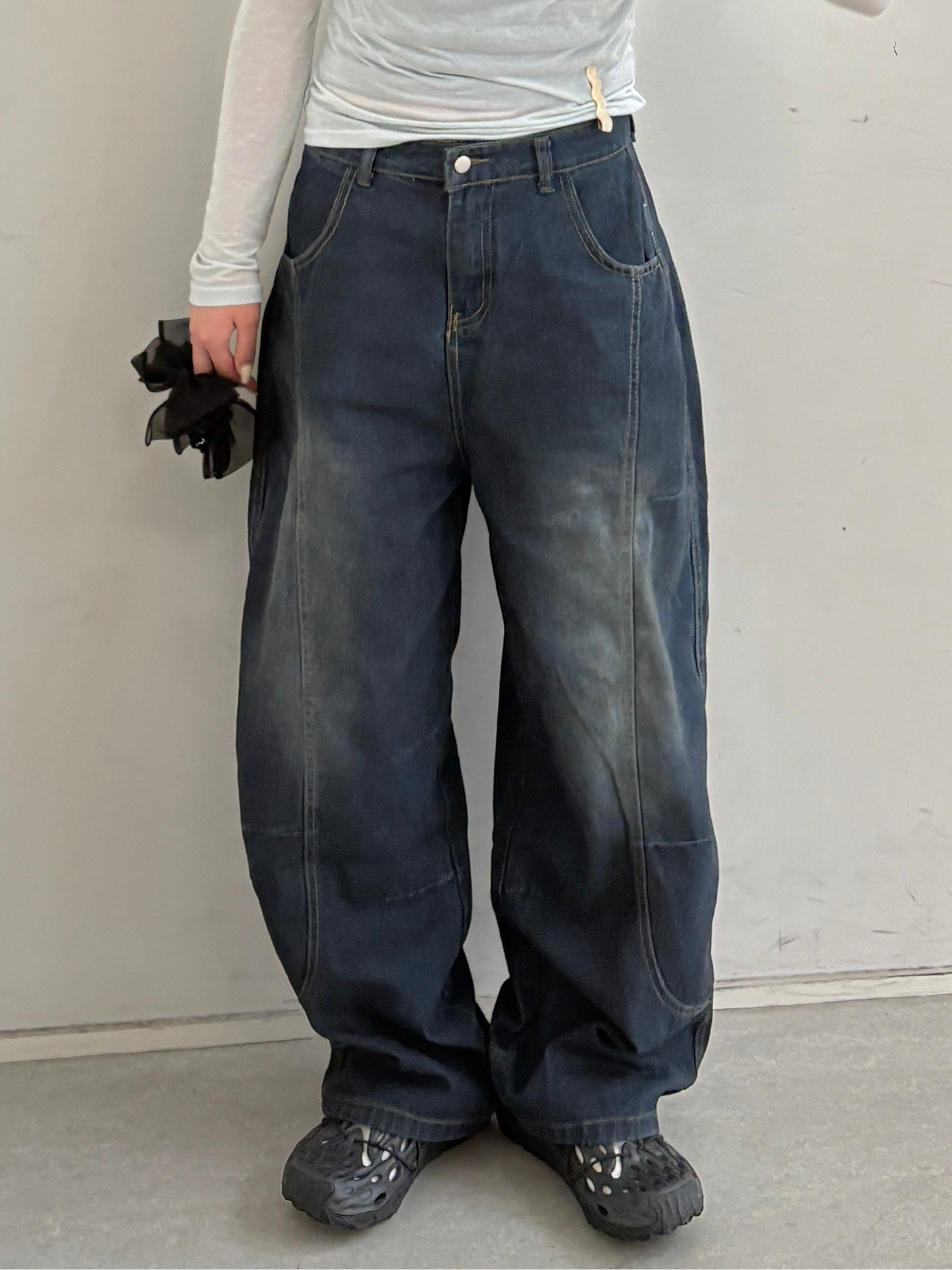 ワイドレッグカーブパンツ DPC08053