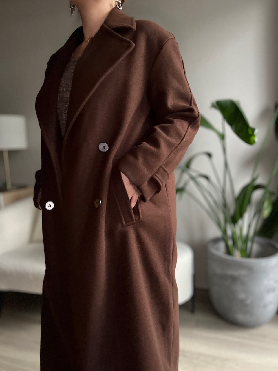 ダブルボタンチェスターコート DPB56359