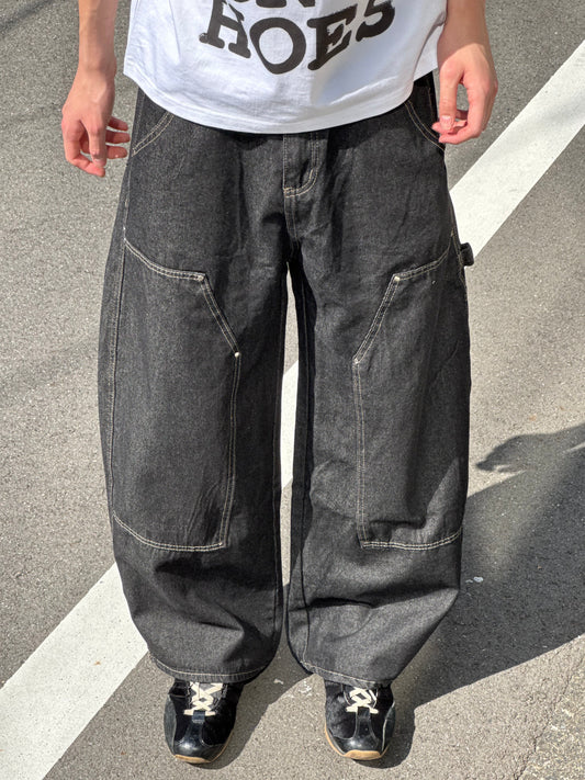 フロントステッチデザインデニムパンツ DPC05049