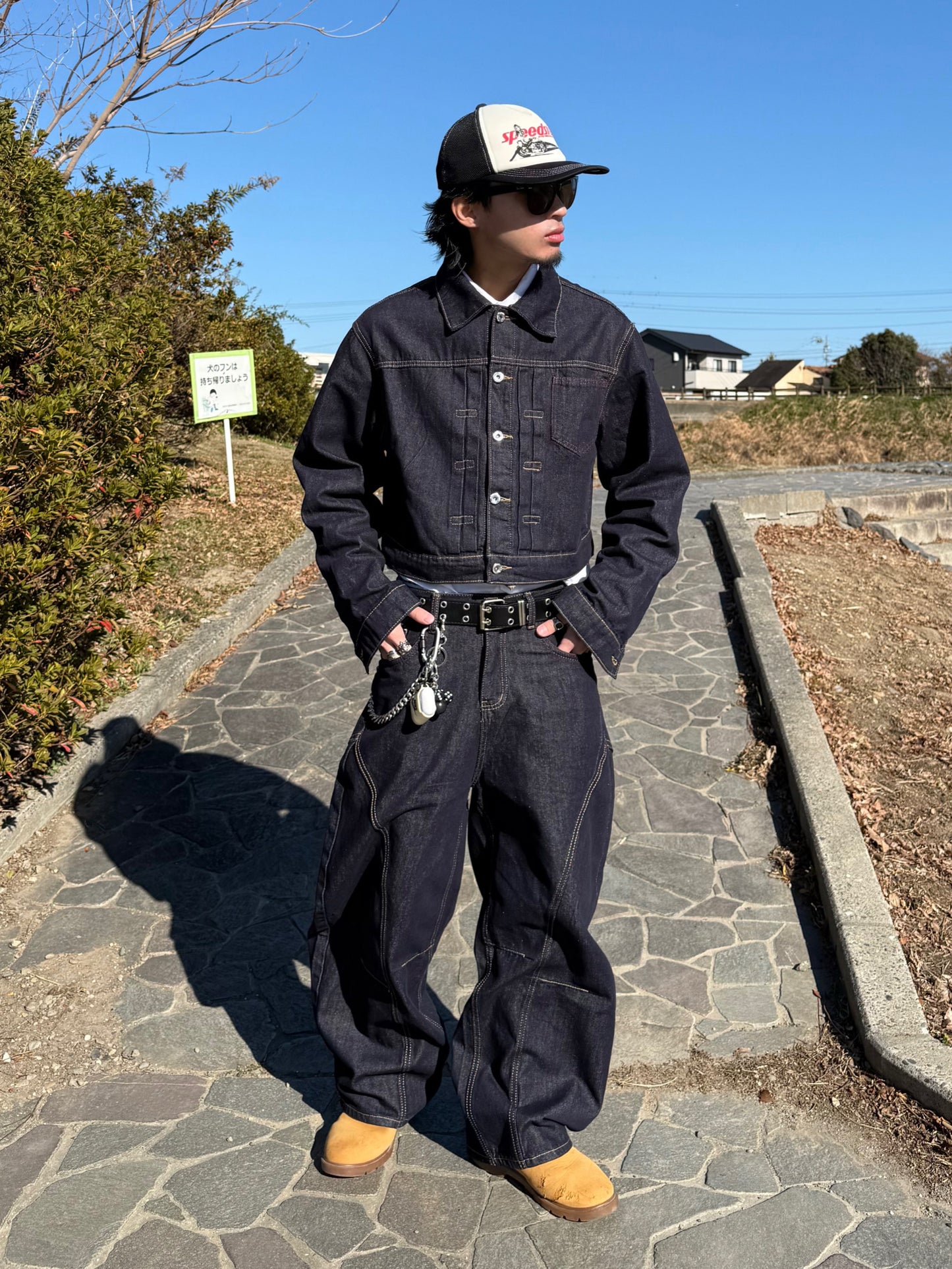 セットアップステッチデニムジャケット DPB90152