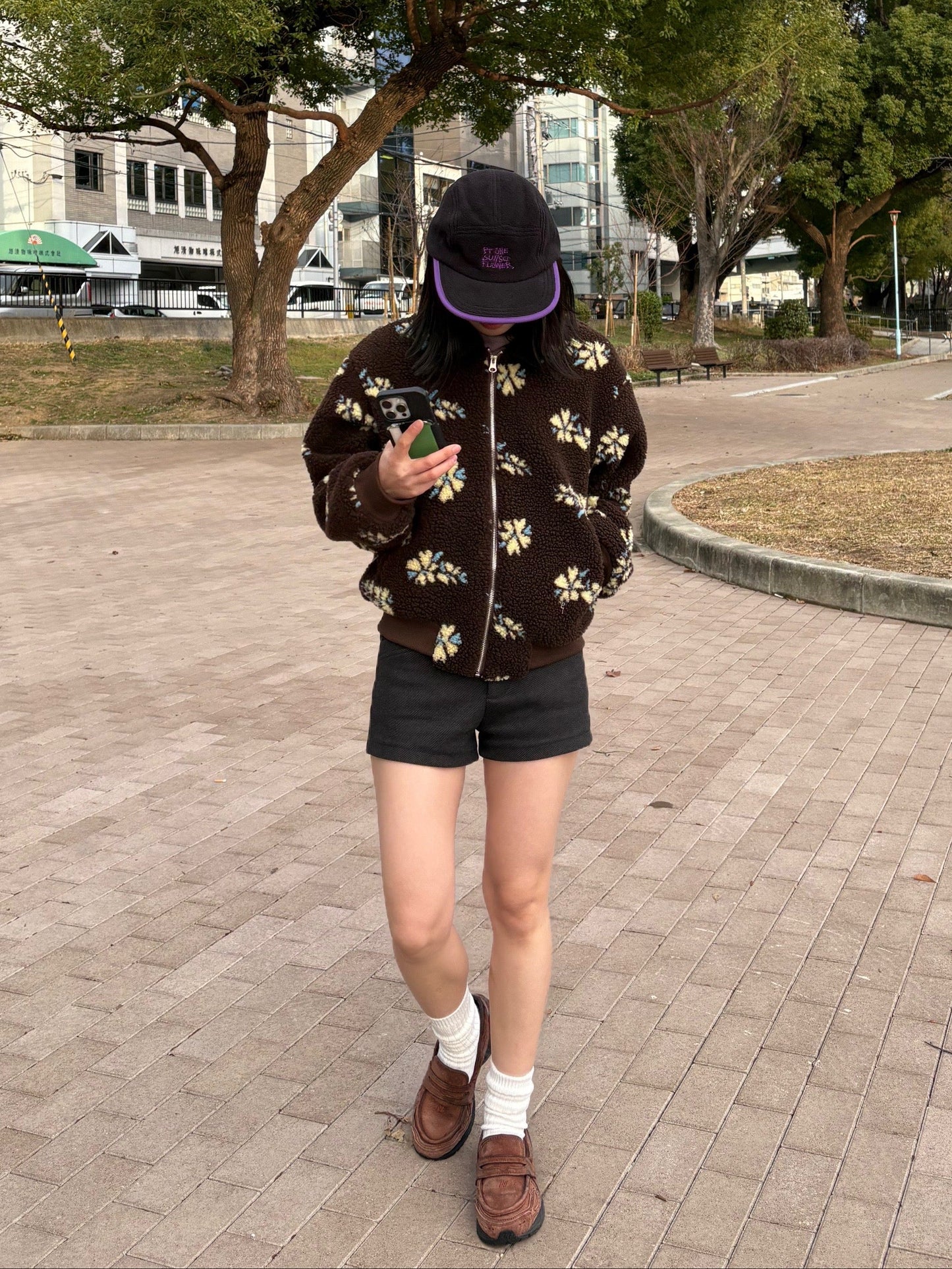 グレージュショートパンツ DPB99035