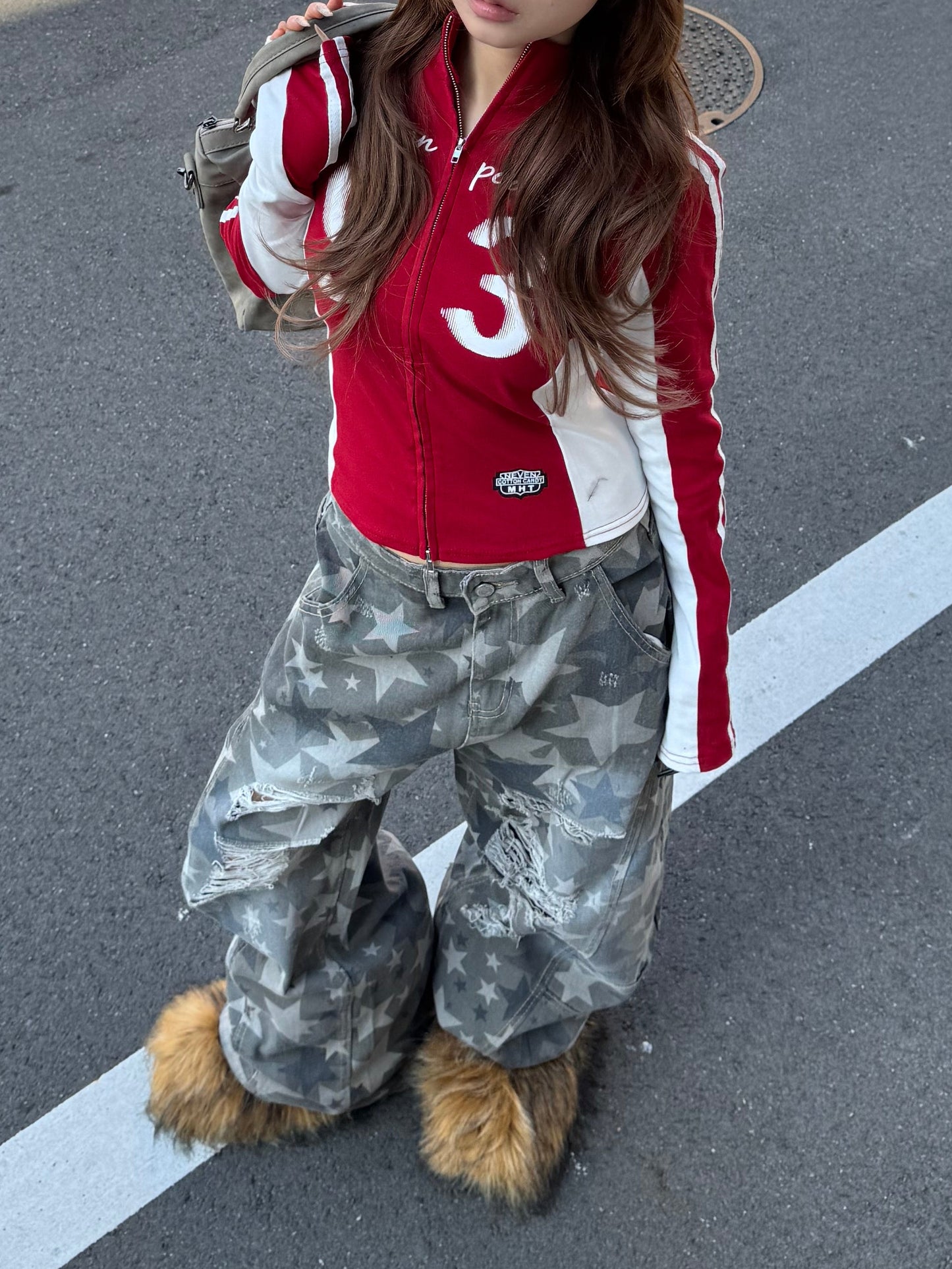 スターダメージデニムパンツ DPB86202