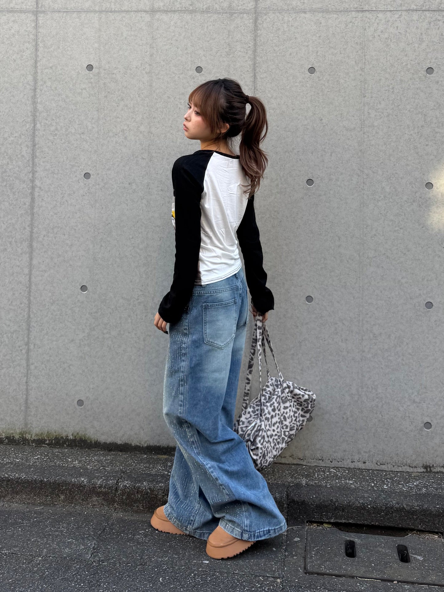 グリッターストーンデニムパンツ DPB86207