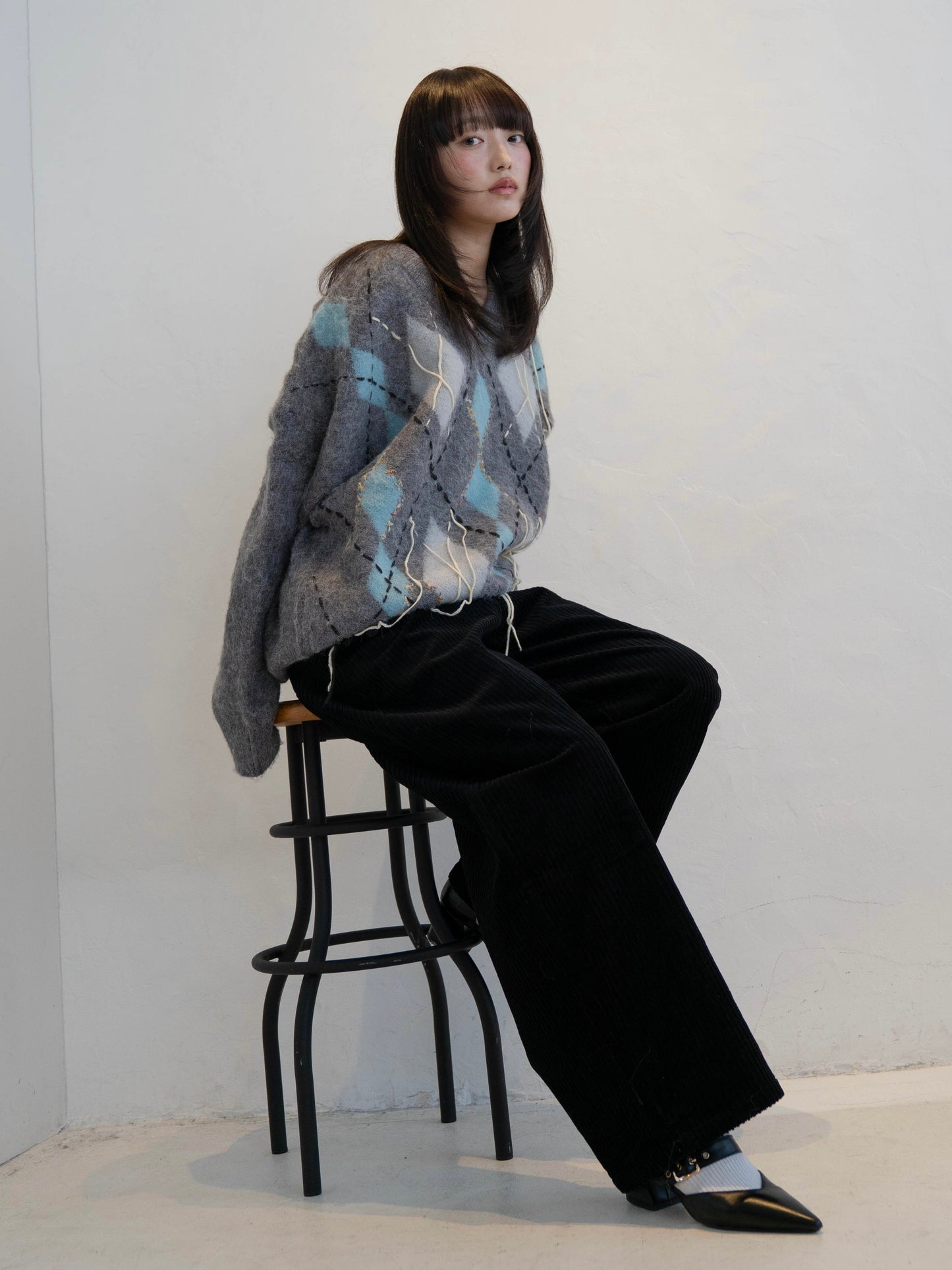 コーデュロイワイドパンツ DPC02008