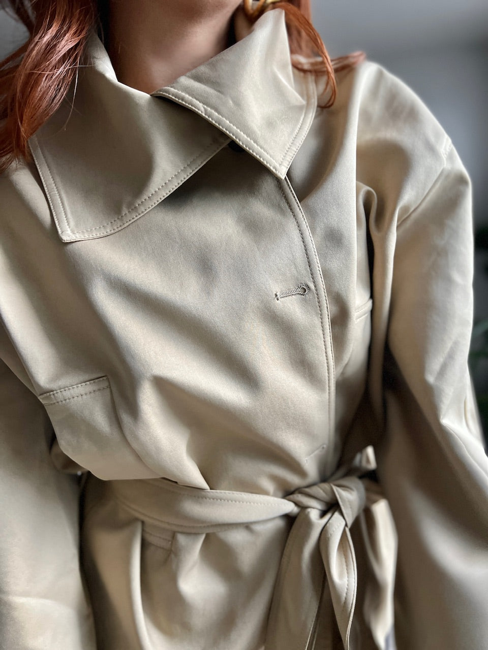 ベルト付きテーラードジャケット DPB56343