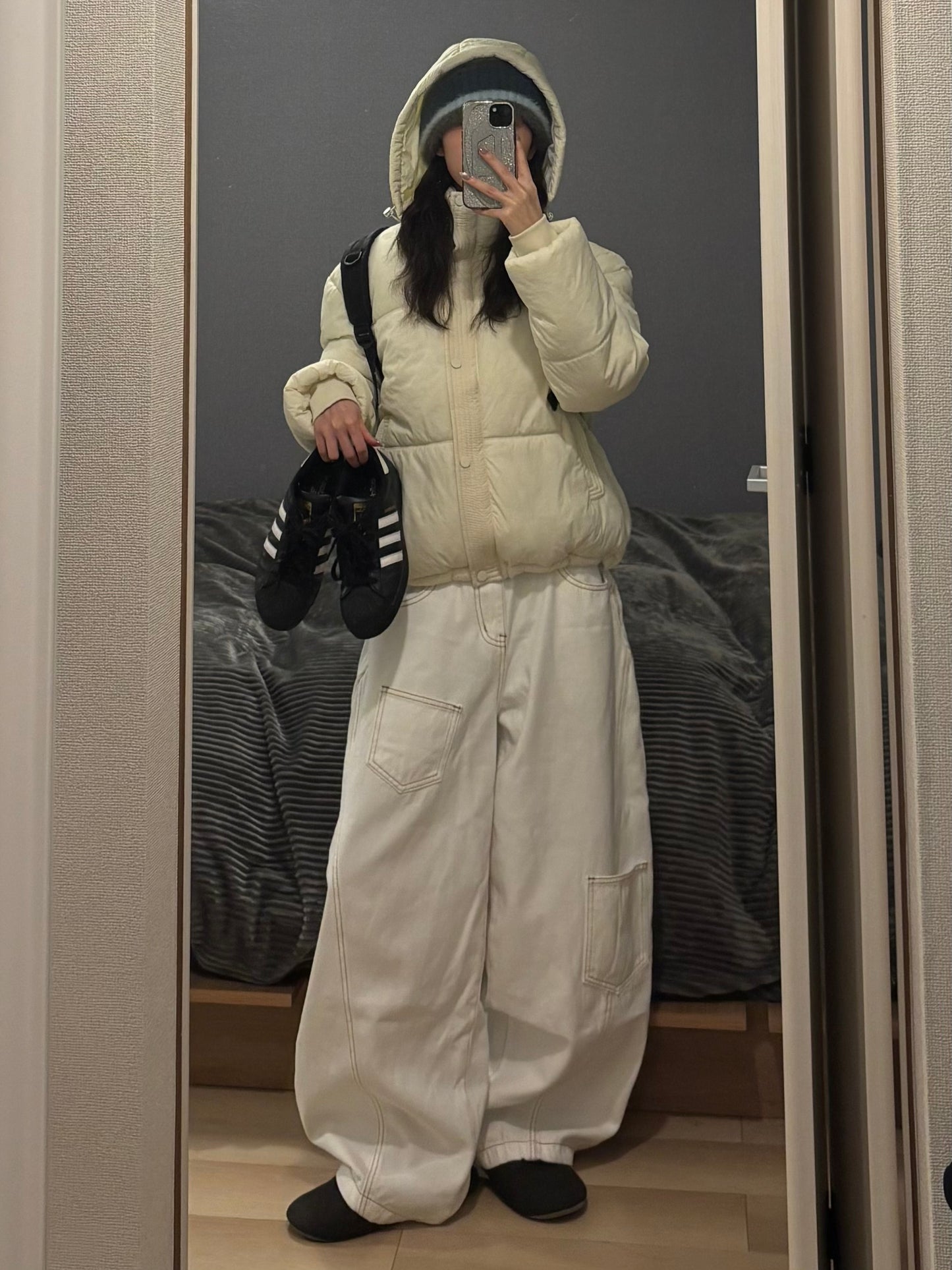 フード付きパデットジャケット DPB88113