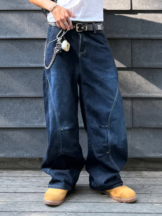 カーブラインワイドデニムパンツ DPB90008