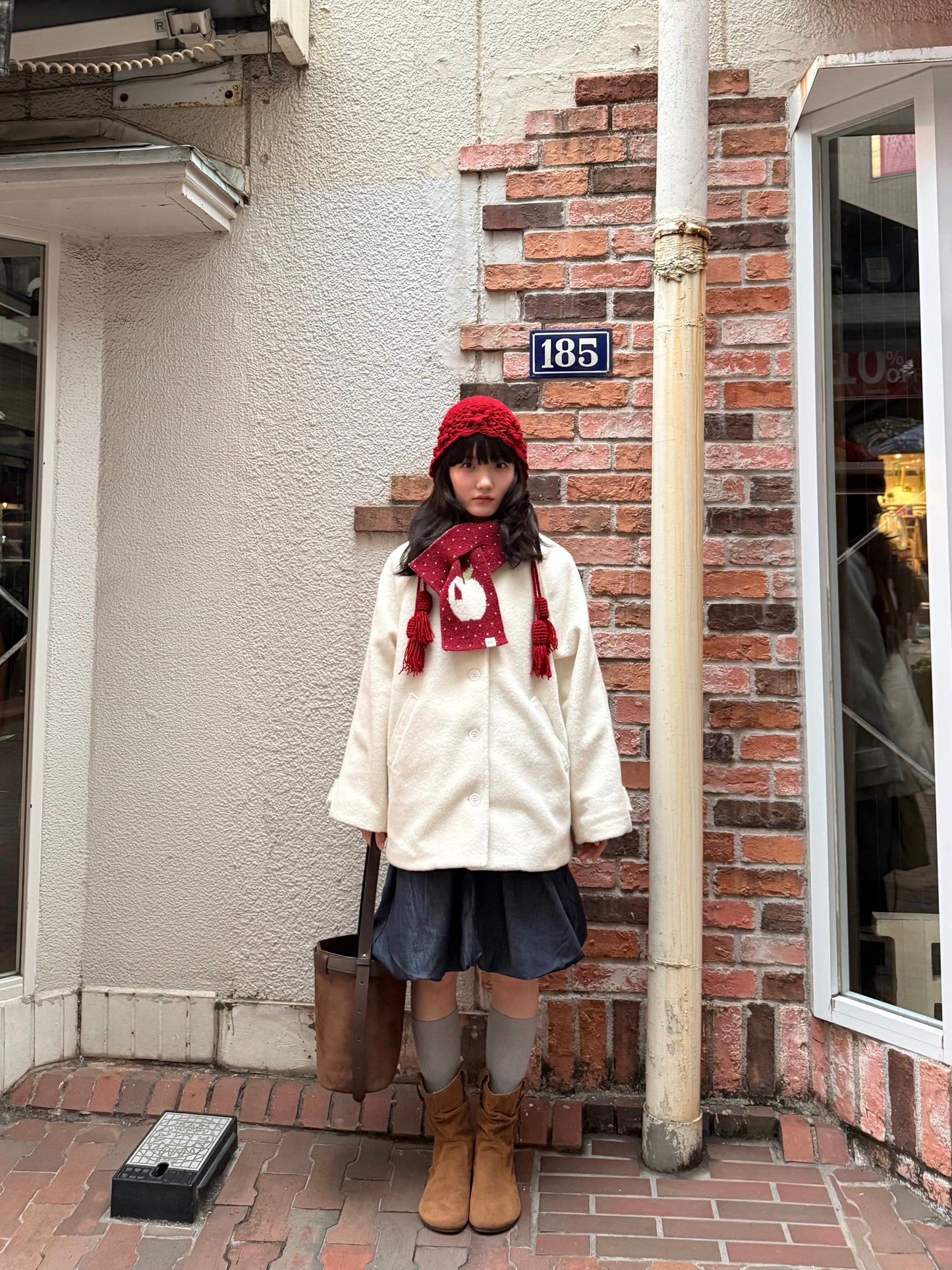 バルーンデニムミディアムスカート DPA43713