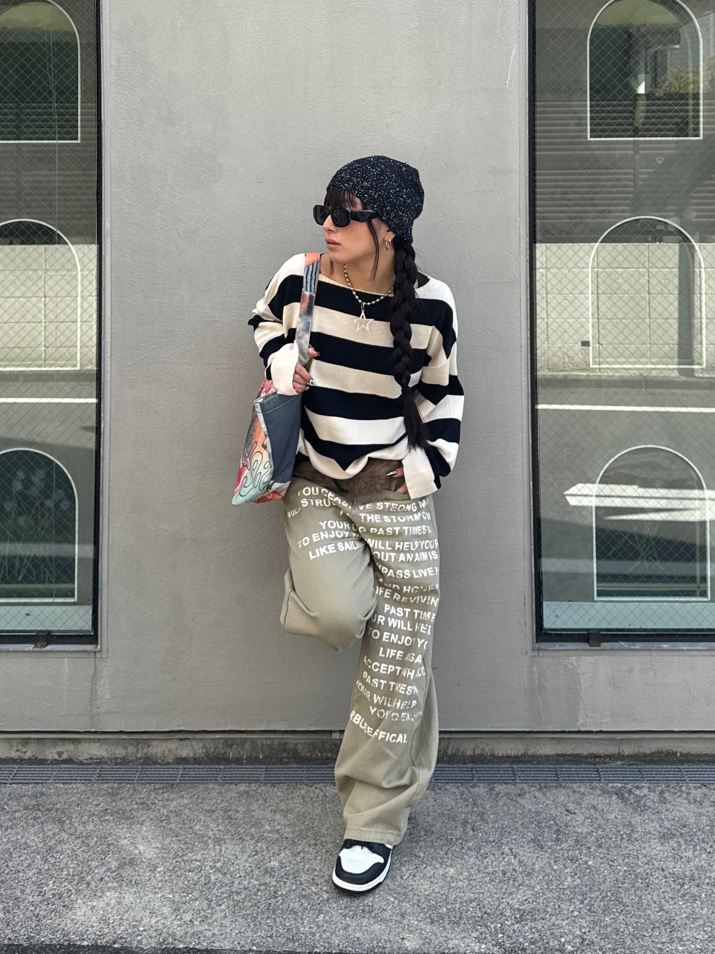 ボーダーロングスリーブTシャツ DPB86140