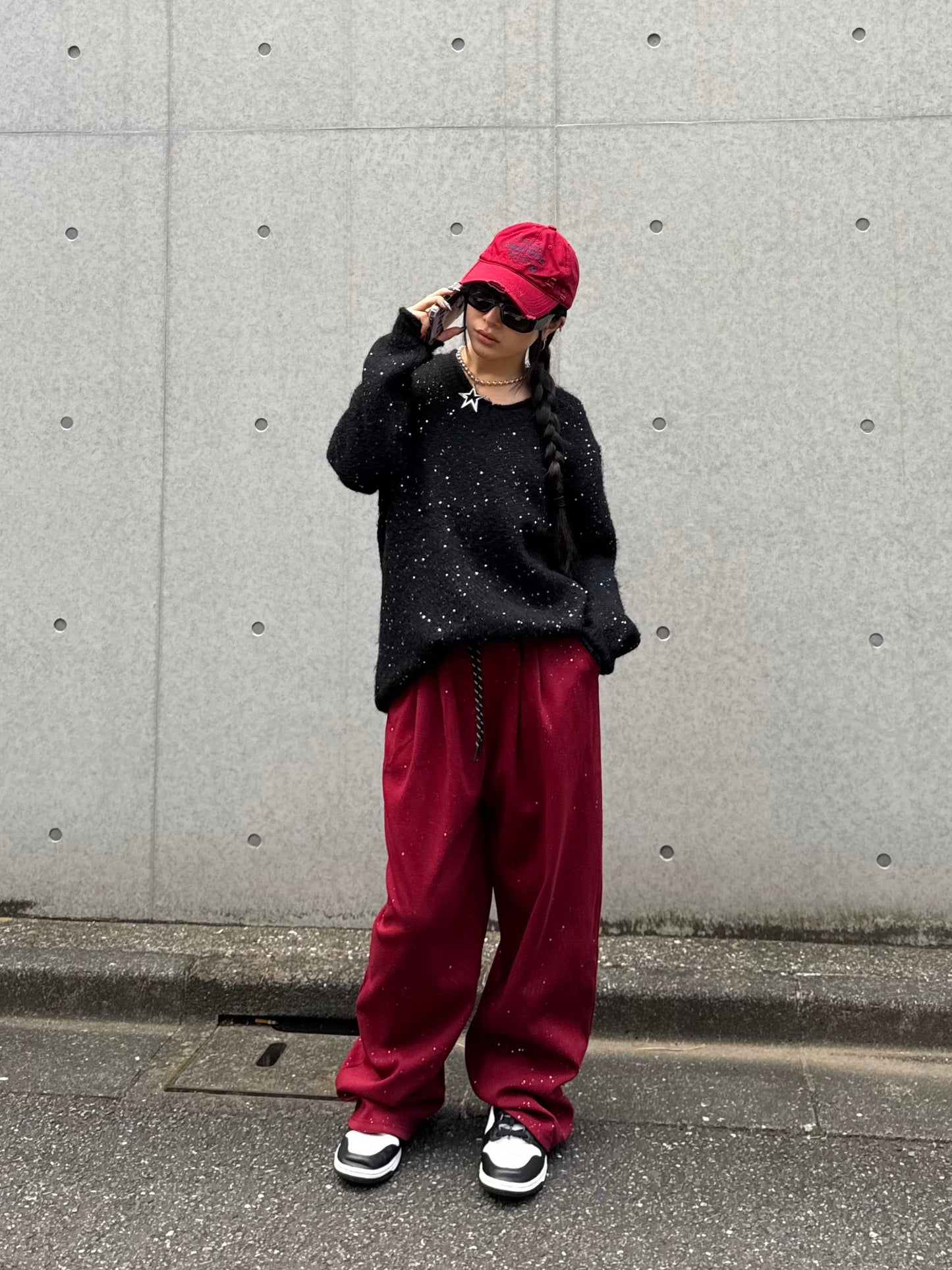 ラメスウェットパンツ DPB86151