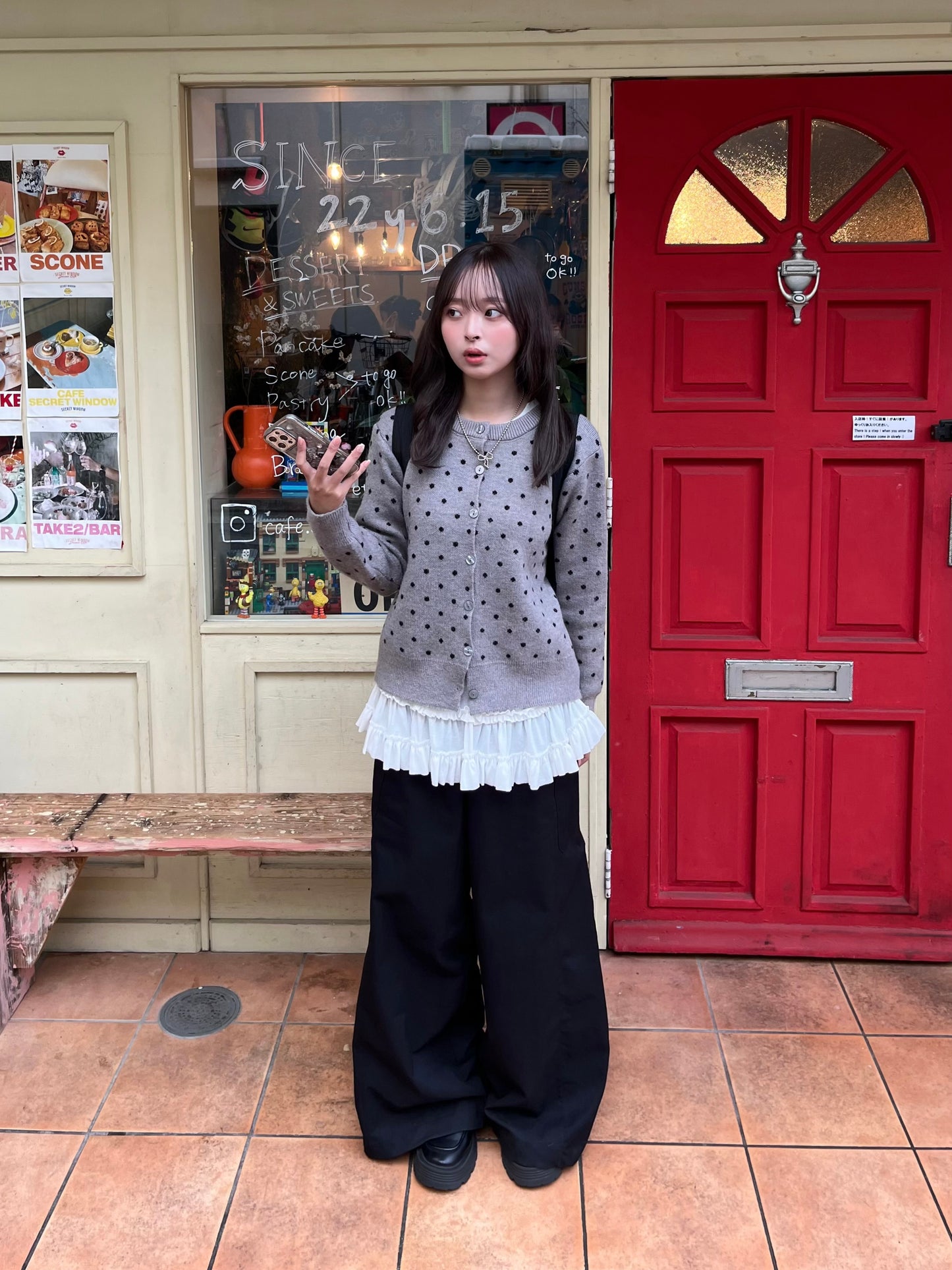 ワイドスラックスパンツ DPB94028