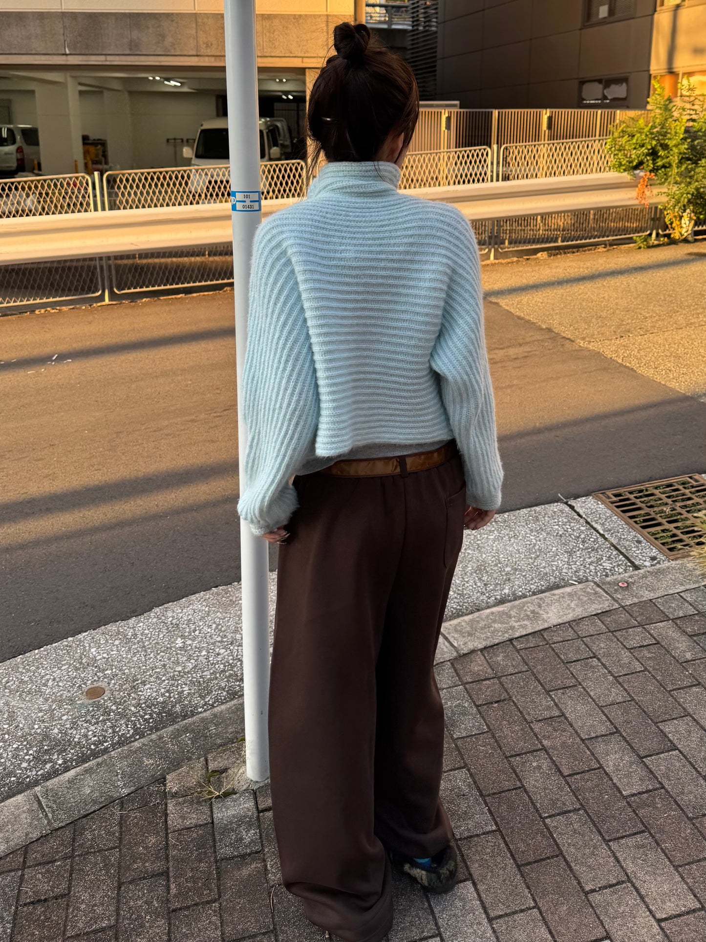 ニットベルトバルーンスウェットパンツ DPB85360