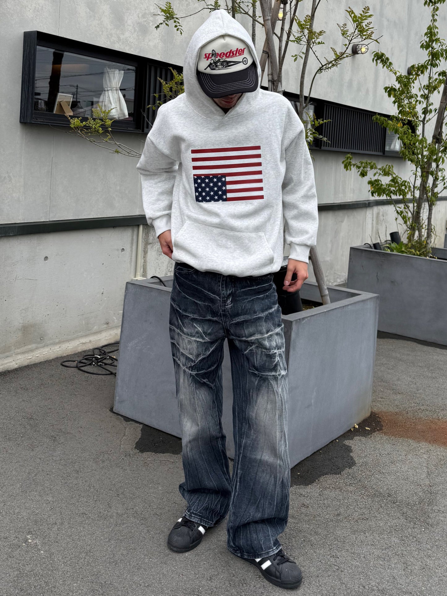 ライン加工デニムパンツ DPB90186