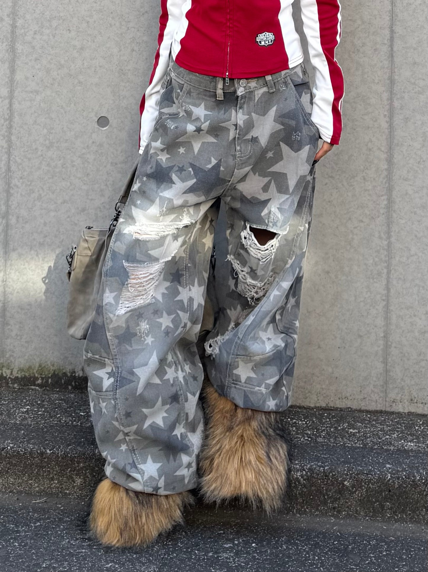 スターダメージデニムパンツ DPB86202