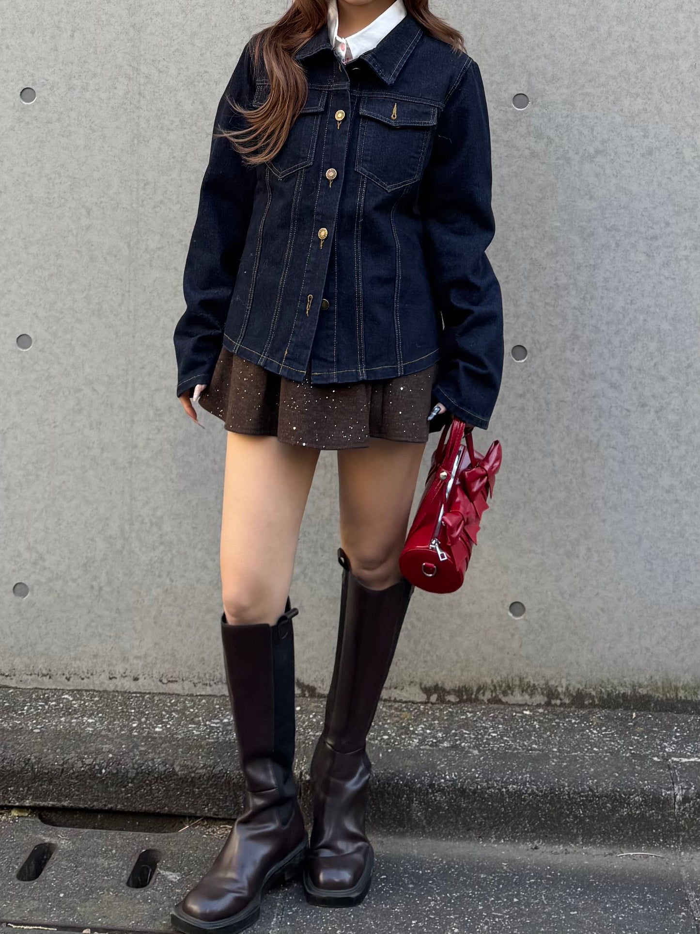 ウエストスリムデニムジャケット DPB86194