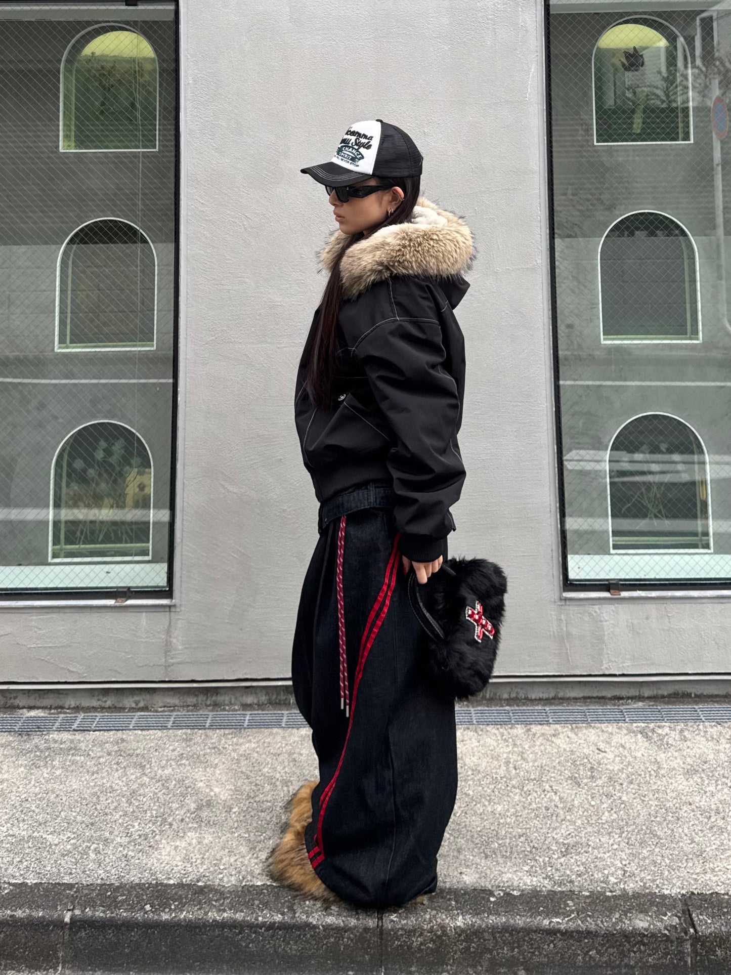 サイドラインスカートパンツ DPB86158