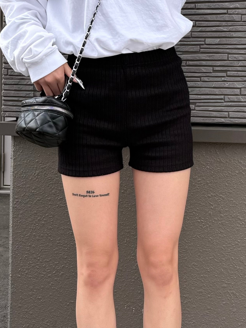 リブショートパンツ DPB42367 – CRAMMY リブショートパンツ DPB42367 – CRAMMY