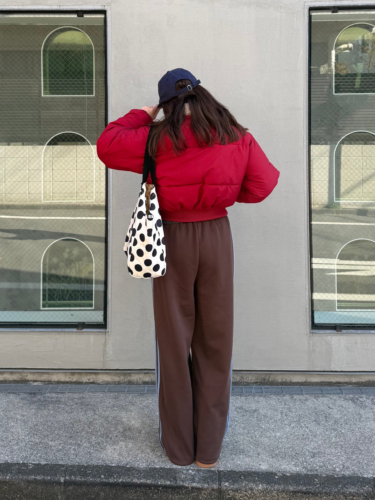 サイドラインバイカラーパンツ DPB91103