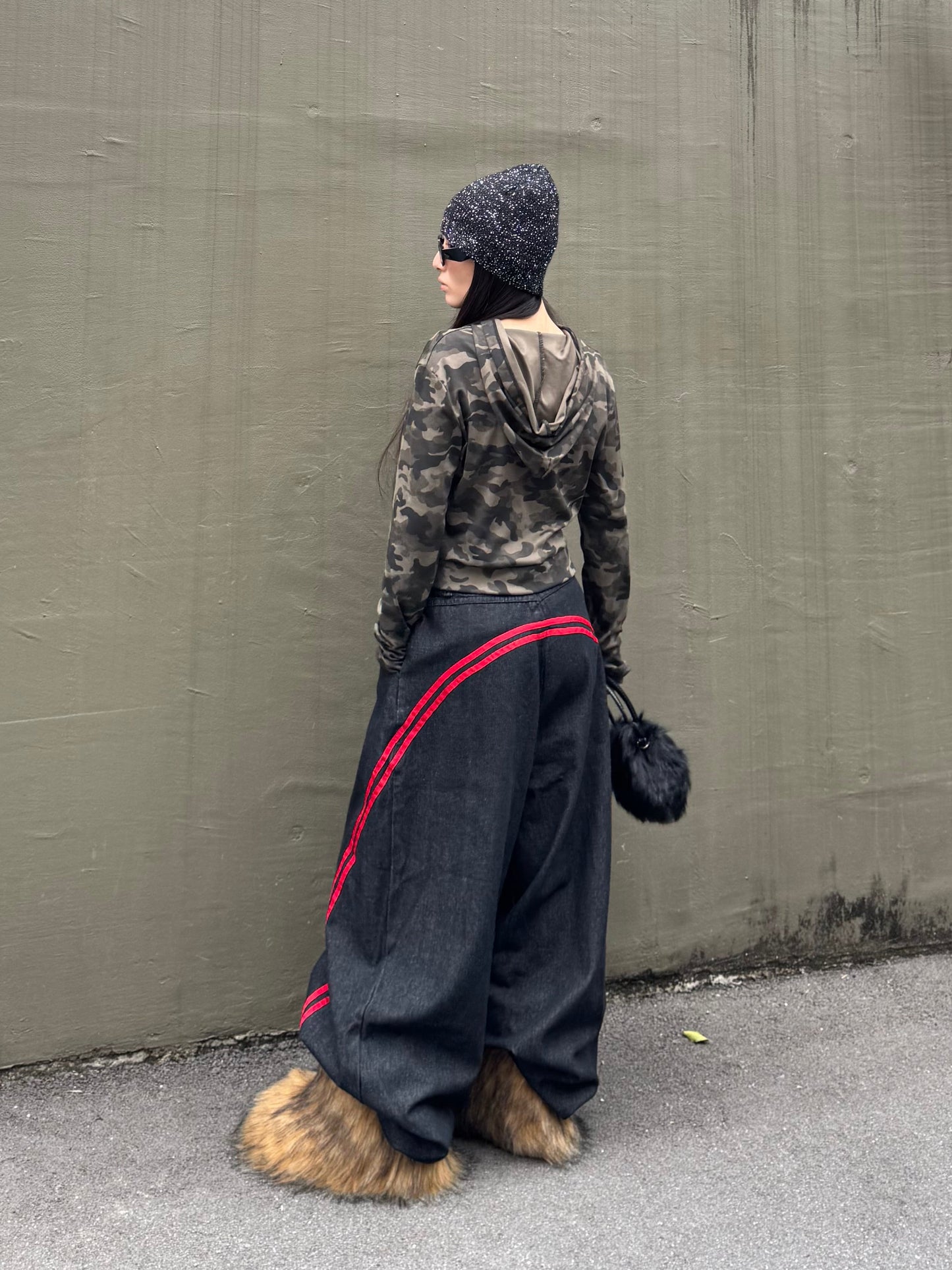 サイドラインスカートパンツ DPB86158