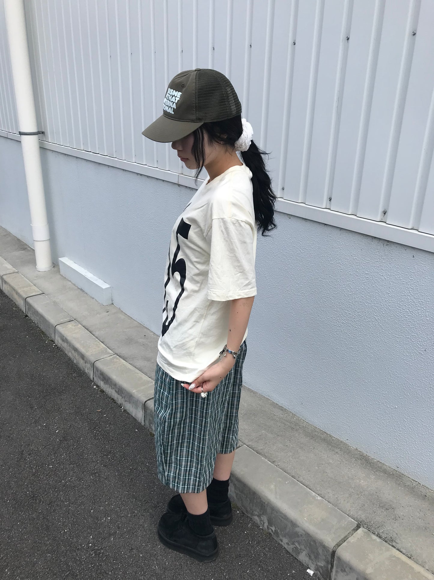 グリーンチェックハーフパンツ DPB89262