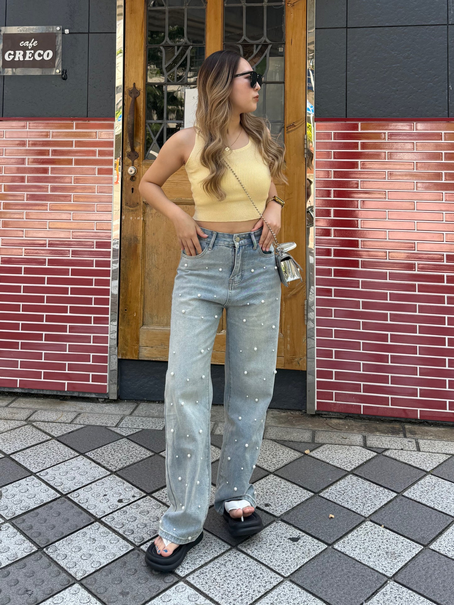 パールデニムパンツ DPB73610