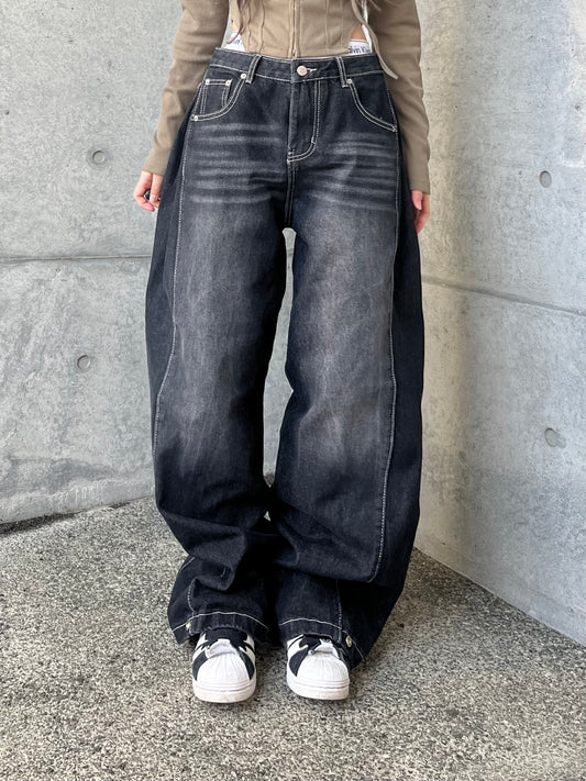 ワイドレッグデニムパンツ DPB65059