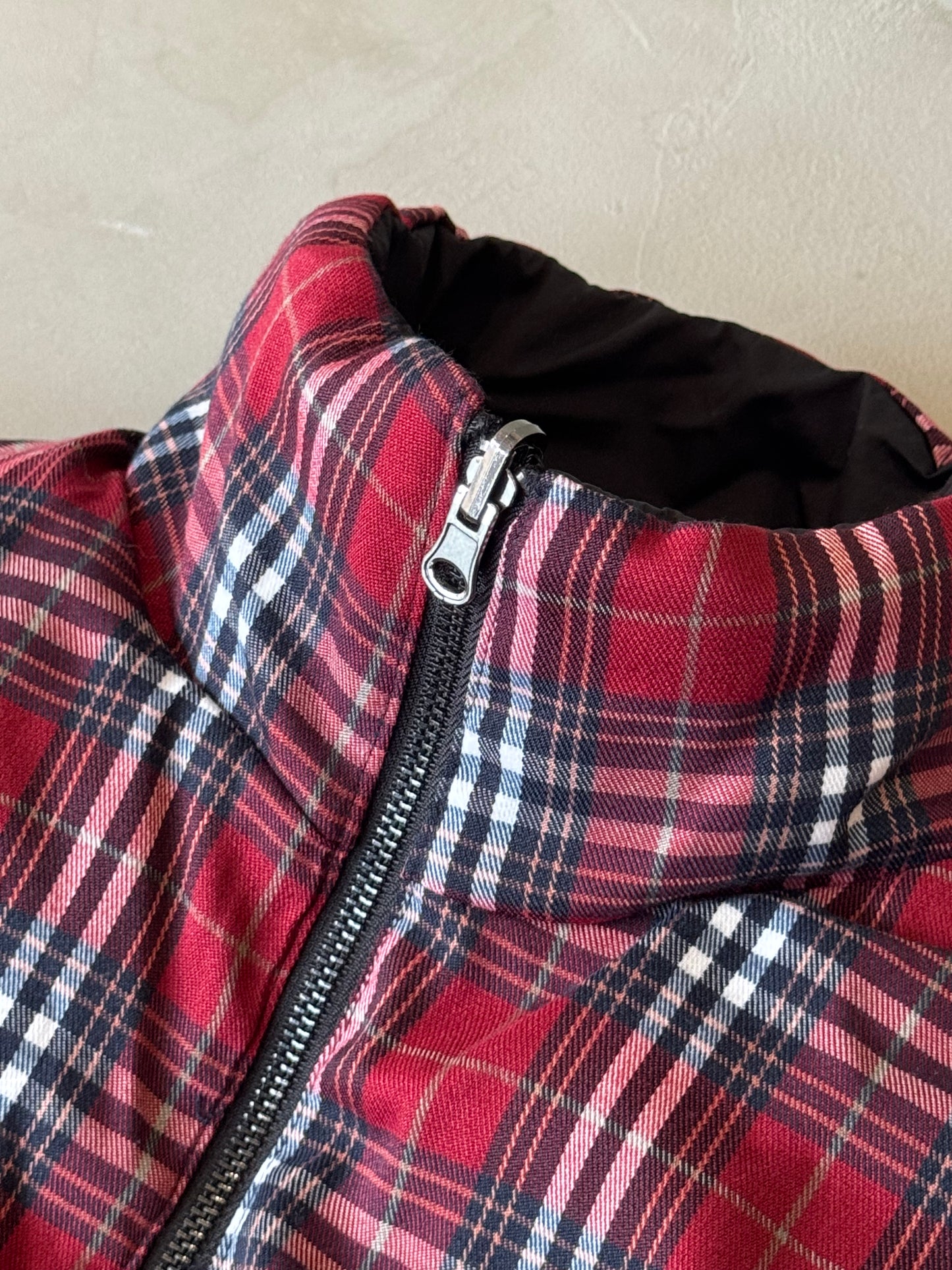 リバーシブルチェックダウンジャケット DPB91054