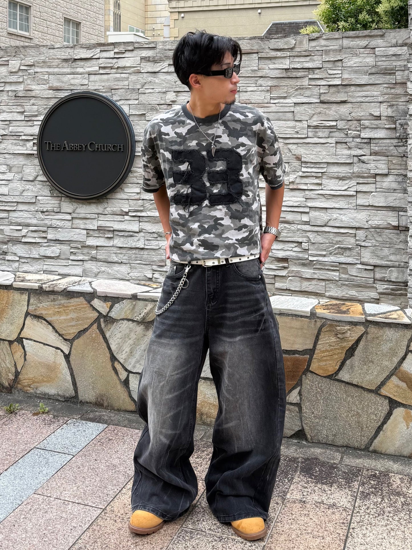 ウォッシュオーバーサイズデニムパンツ DPB90220