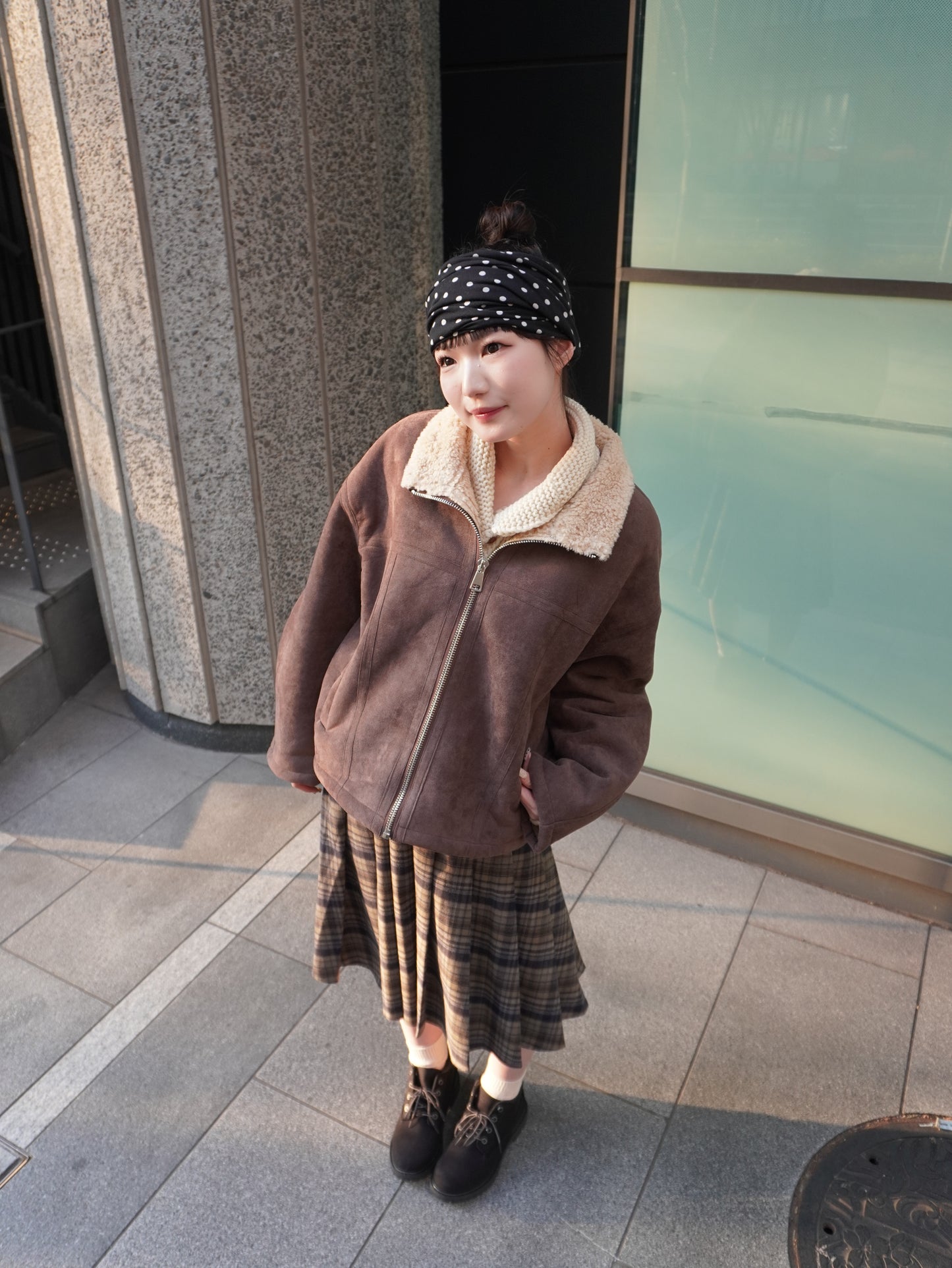 ムートンショートジャケット DPB85421