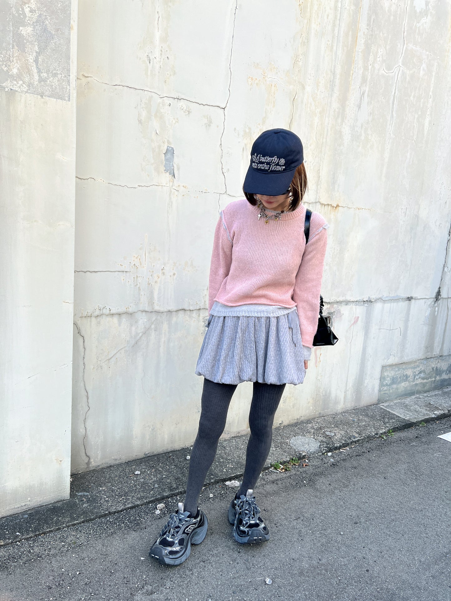 クルーネックレイヤードニット DPB79251