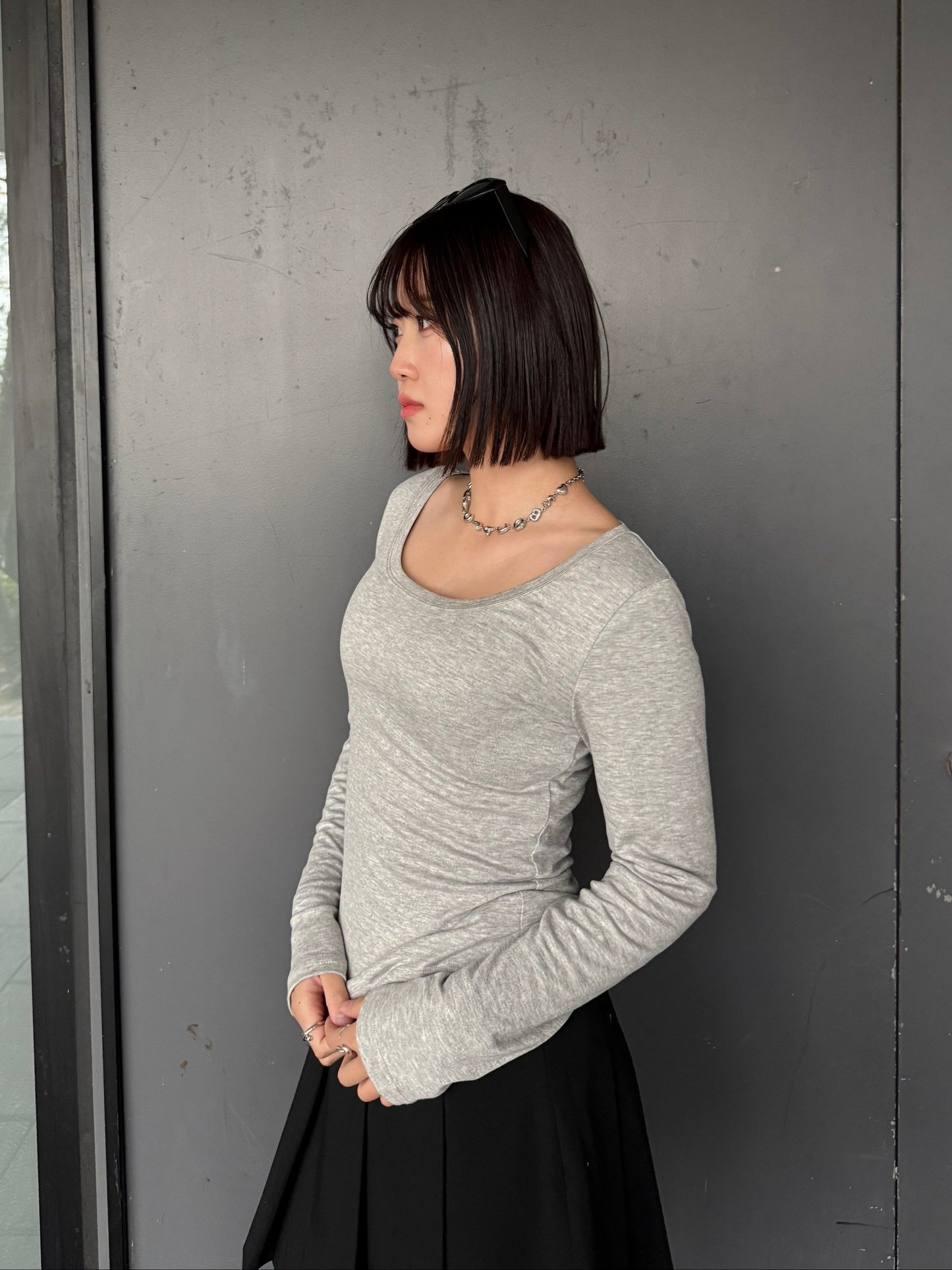 ベーシックUネックTシャツ DPB93058