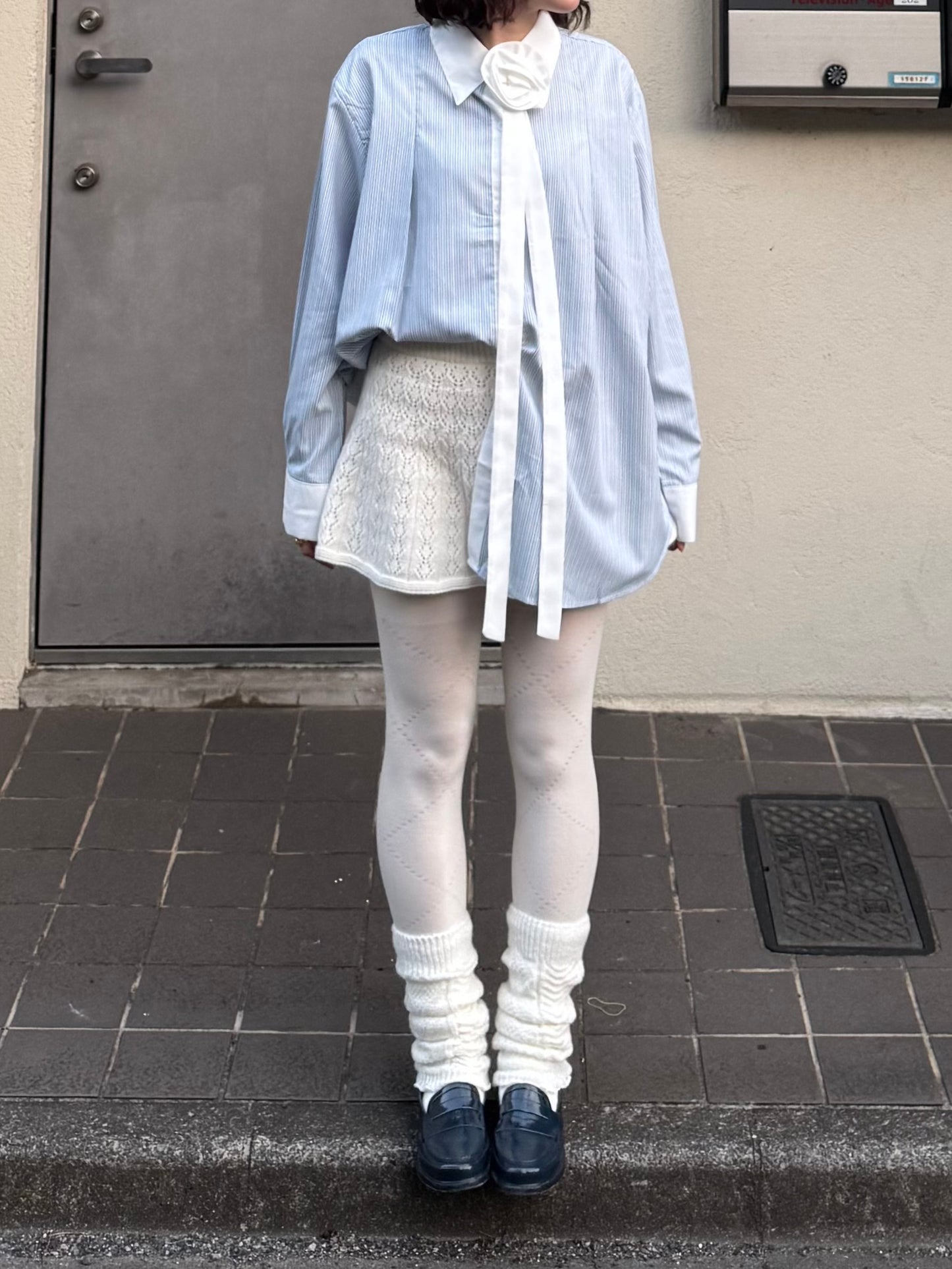 レースニットミニスカート DPC03022