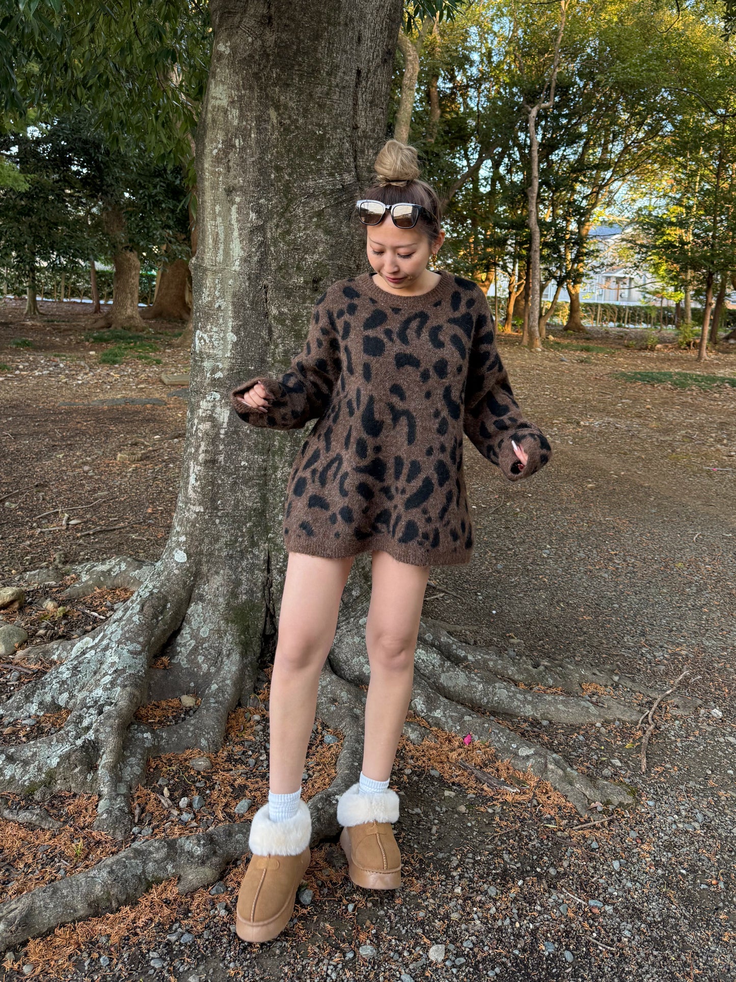 レオパードニットトップス DPB73525