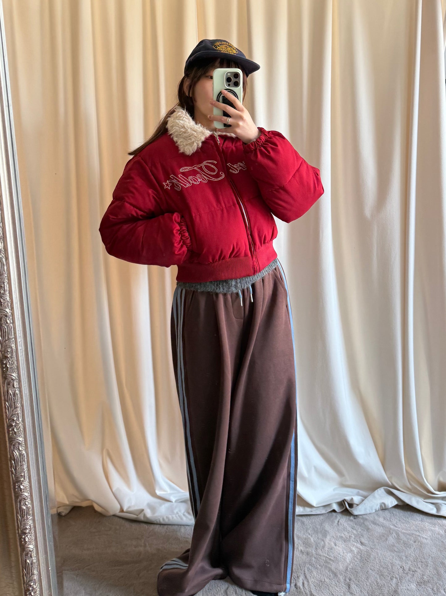 サイドラインバイカラーパンツ DPB91103