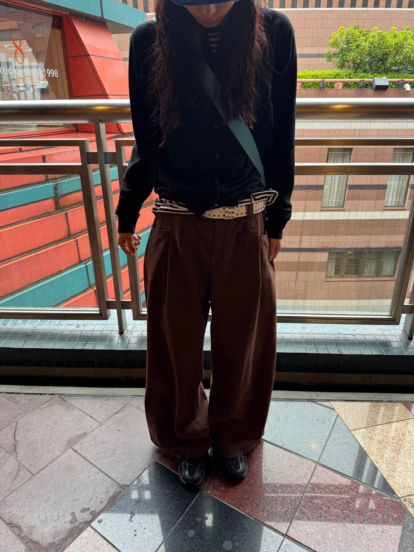 ブラウンワイドパンツ DPC07032